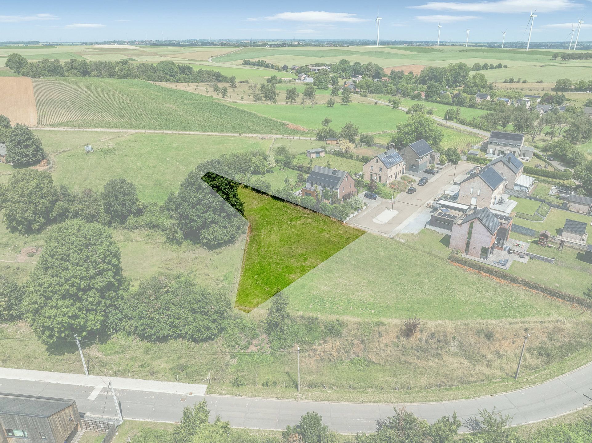 Vrijstaande bouwgrond van 12a58ca met uniek zicht foto {{pictureIndex}}