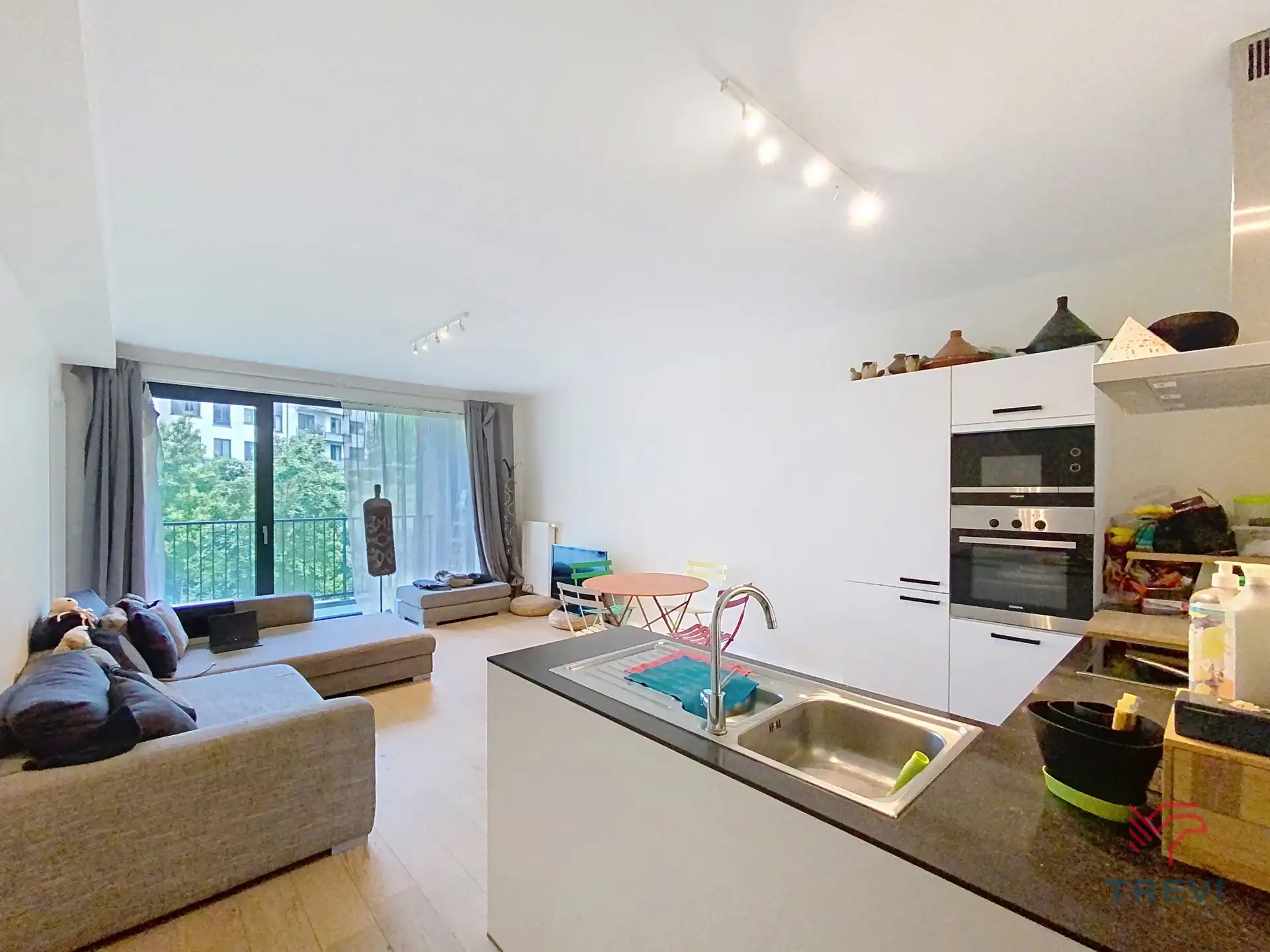 Appartement met 1 slaapkamer + kantoor - Terras foto 8