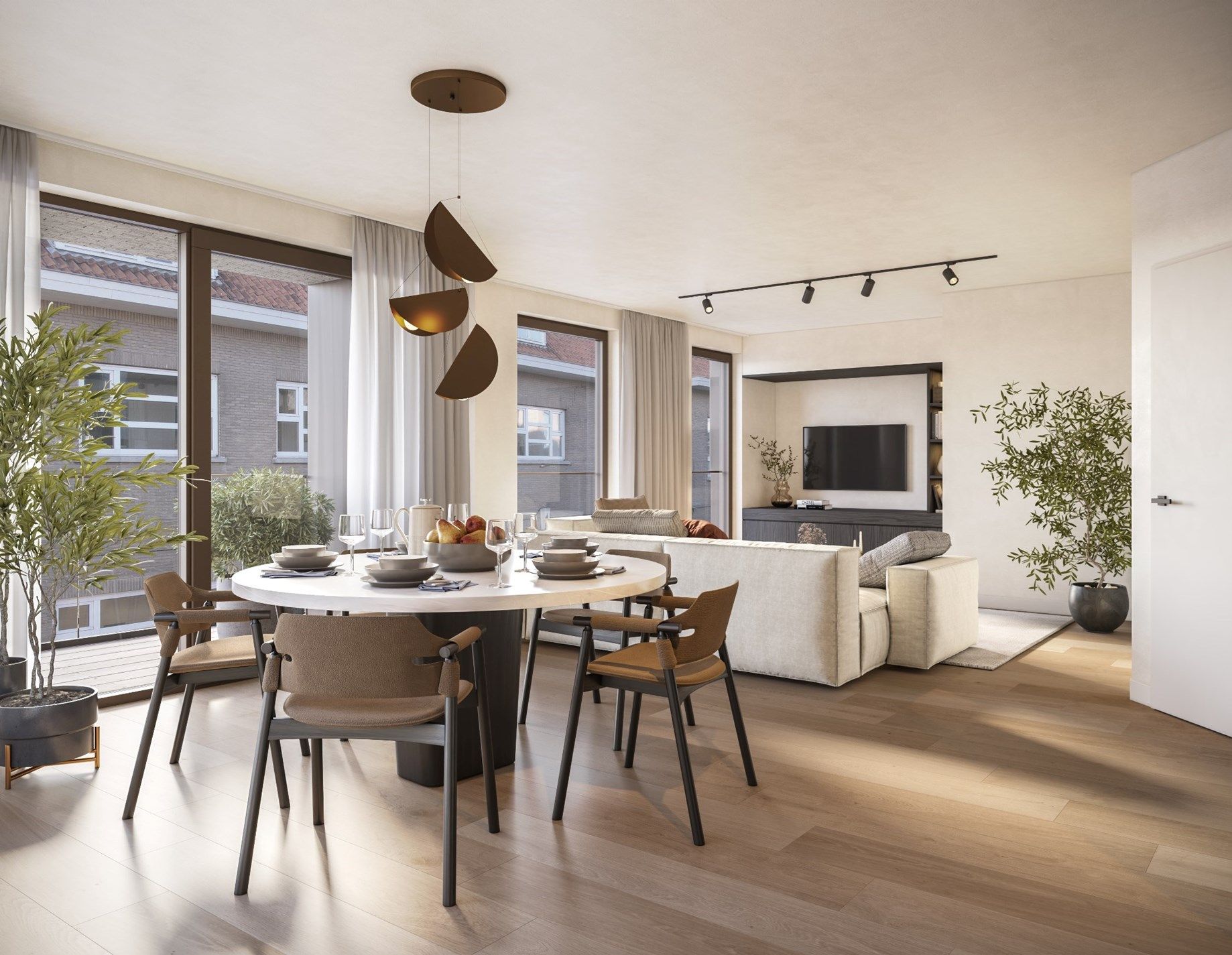 Residentie Edward: Nieuw appartement met 3 slaapkamers te Knokke-Centrum foto 2