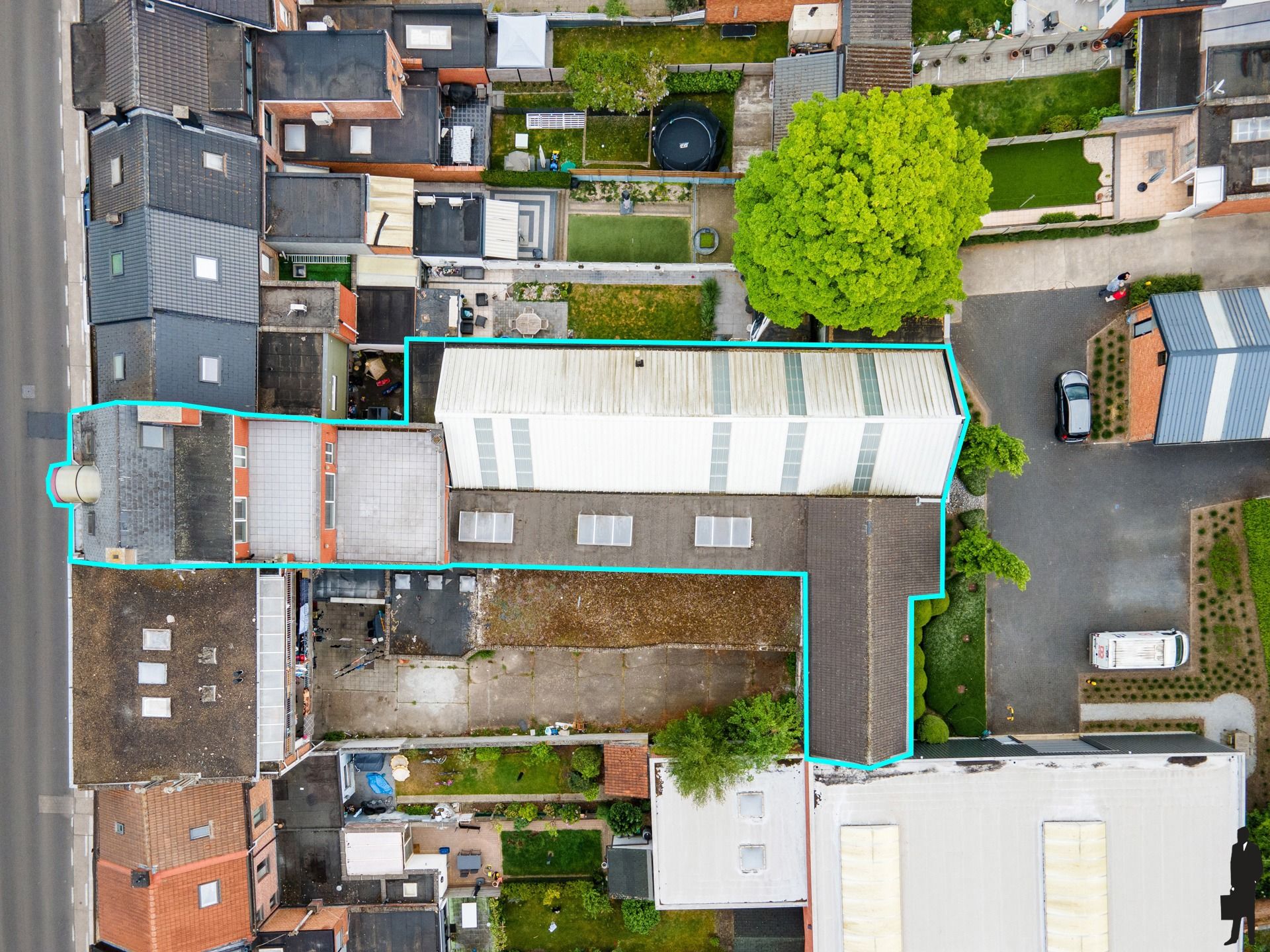 Polyvalent gebouw met handelsruimte-magazijn-kantoor-duplex foto 2
