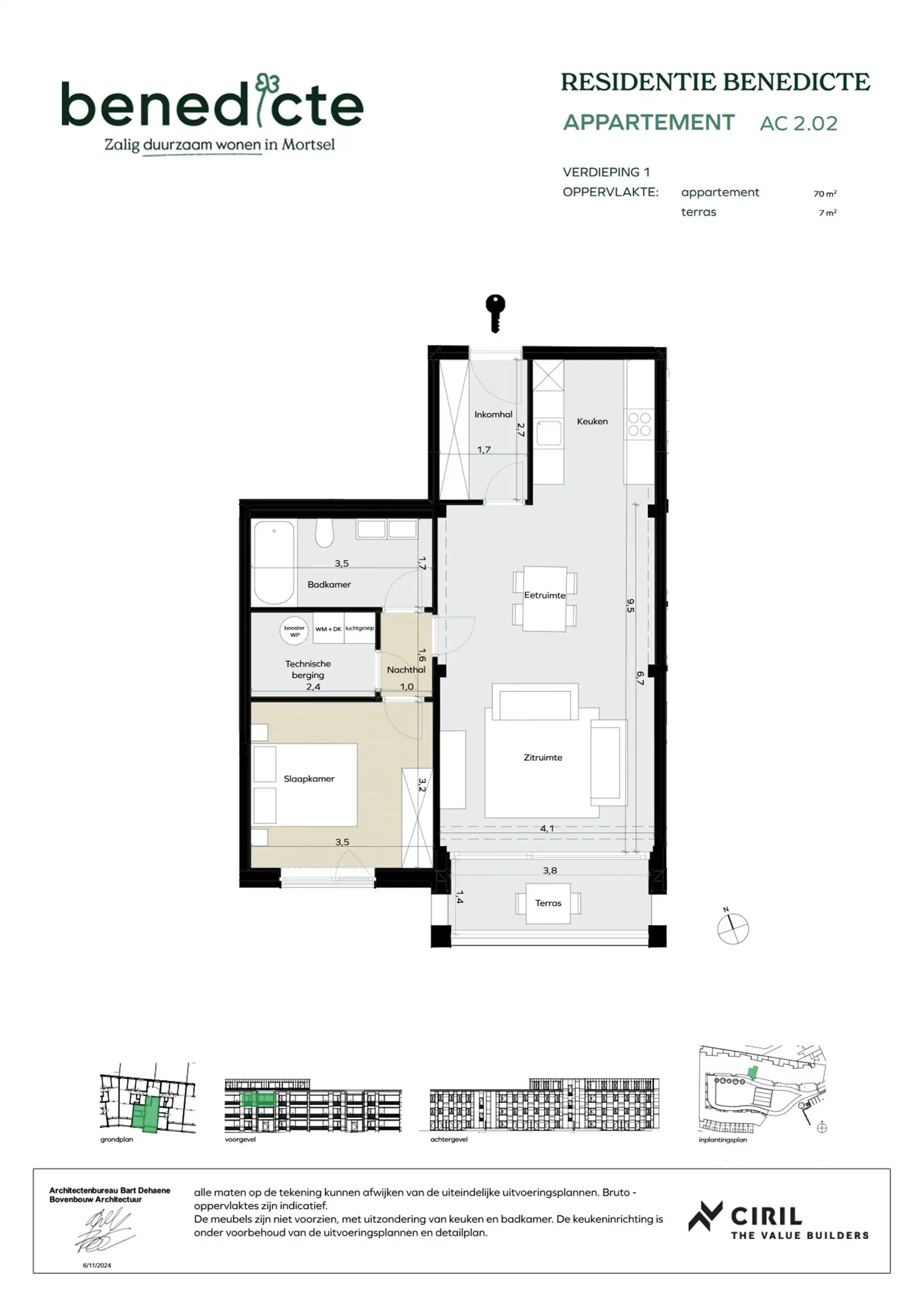 Appartement met terras foto 15