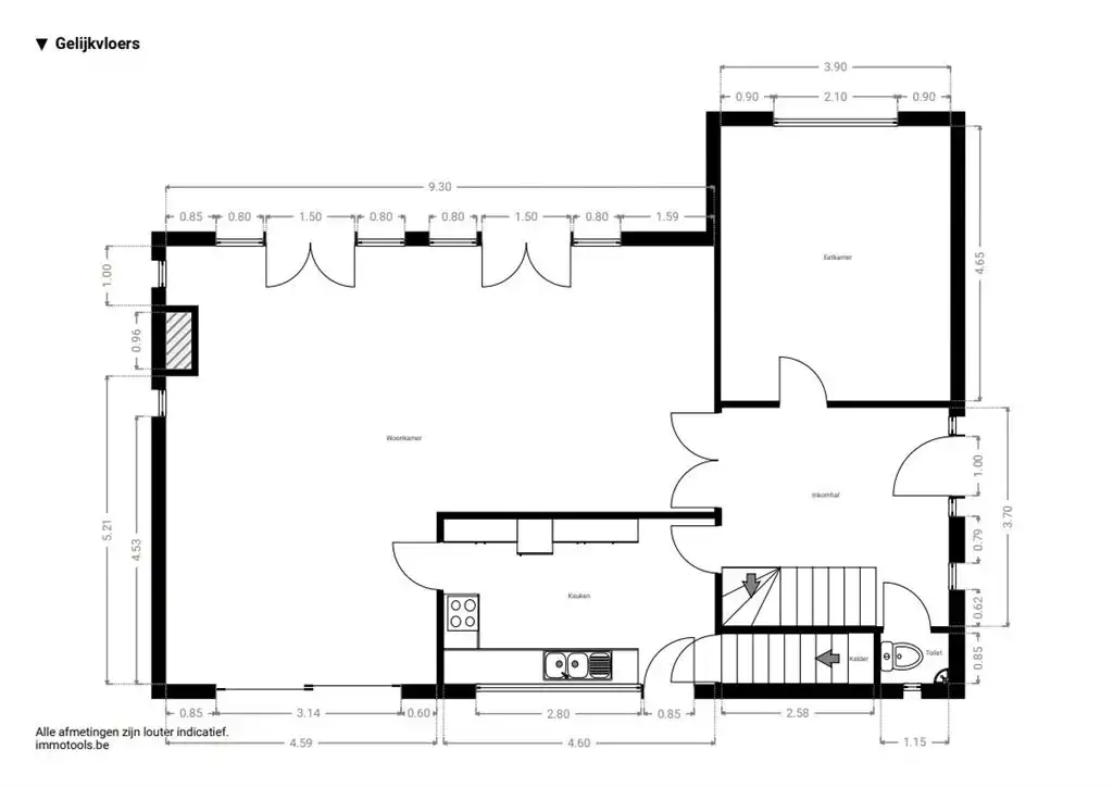 Instapklare villa met 4 à 5 slpk, tuin en EPC B  foto 12