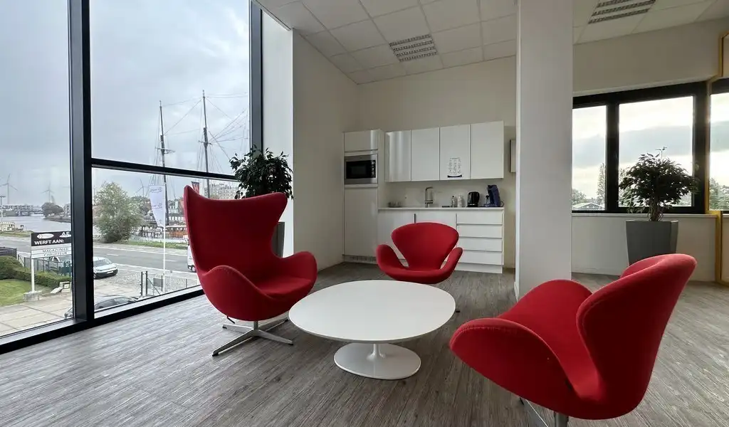 Kantoor met magazijn te huur aan de voorhaven in Gent foto 4