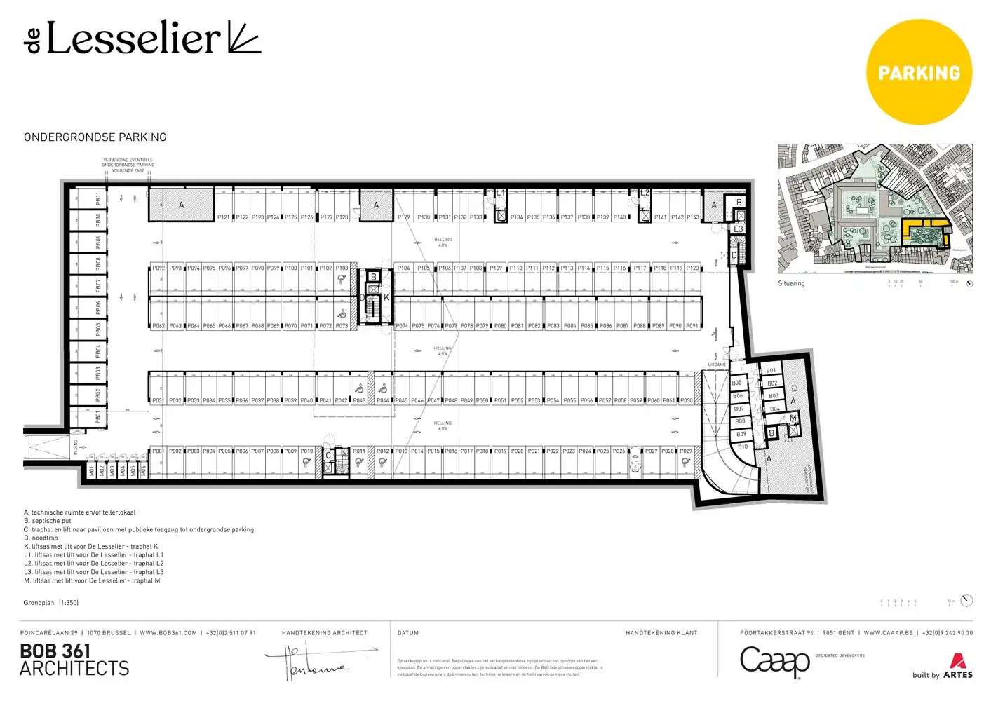 Ondergrondse staanplaatsen in centrum Lier! foto 4