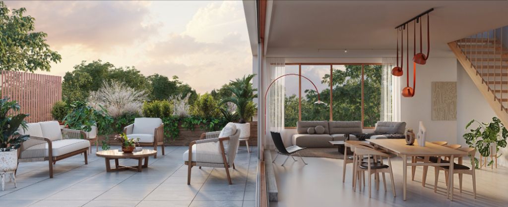 VERLAAGDE BTW-REGEL VAN 6% TEM. JUNI - Unieke kans! - 2-slaapkamerappartementen in een reconversieproject van een voormalige textielfabriek met aangename terrassen en gemeenschappelijke tuin. foto 9