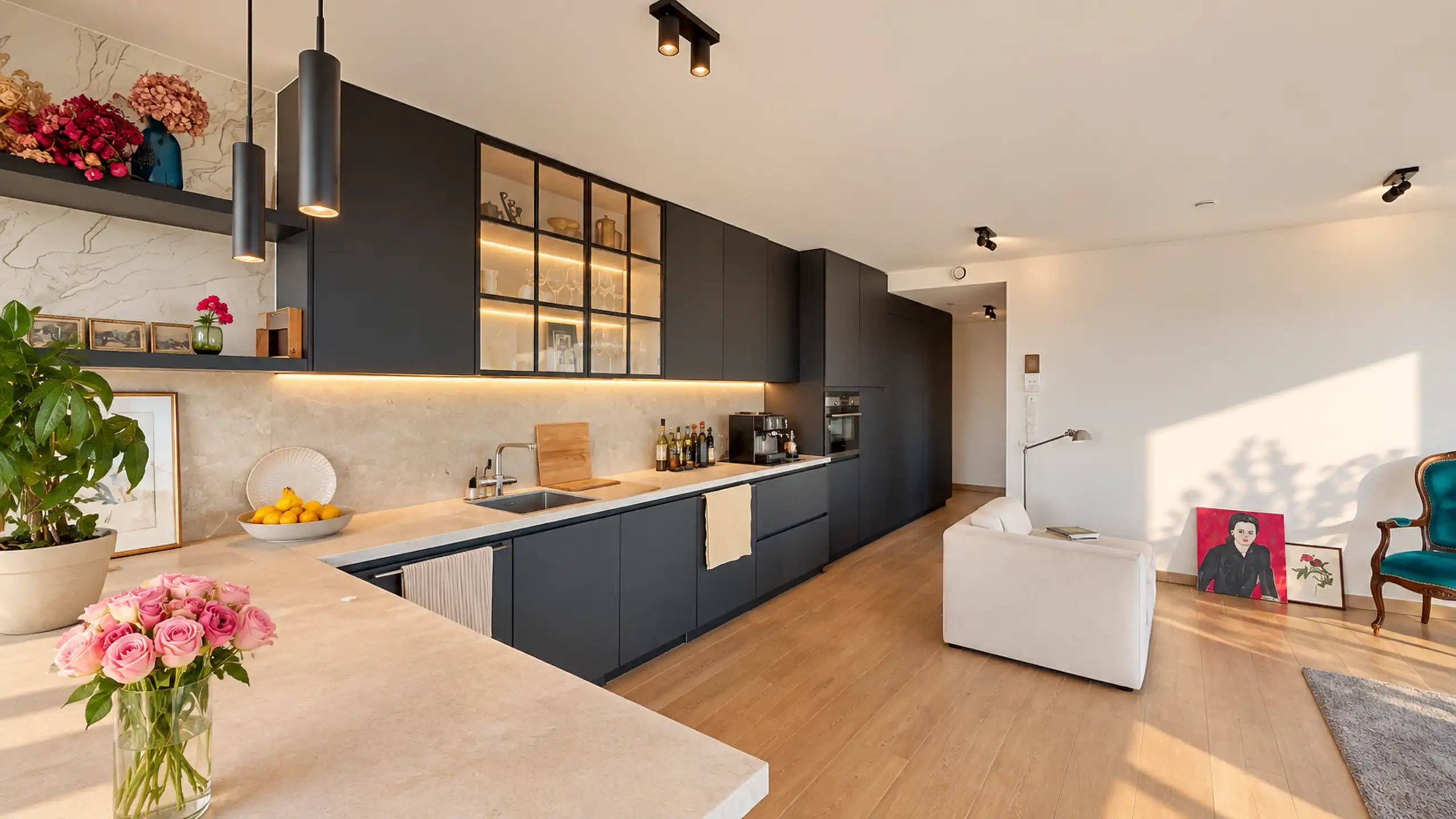 ANTWERPEN - Zuid-Oost gericht hoek appartement  foto 3