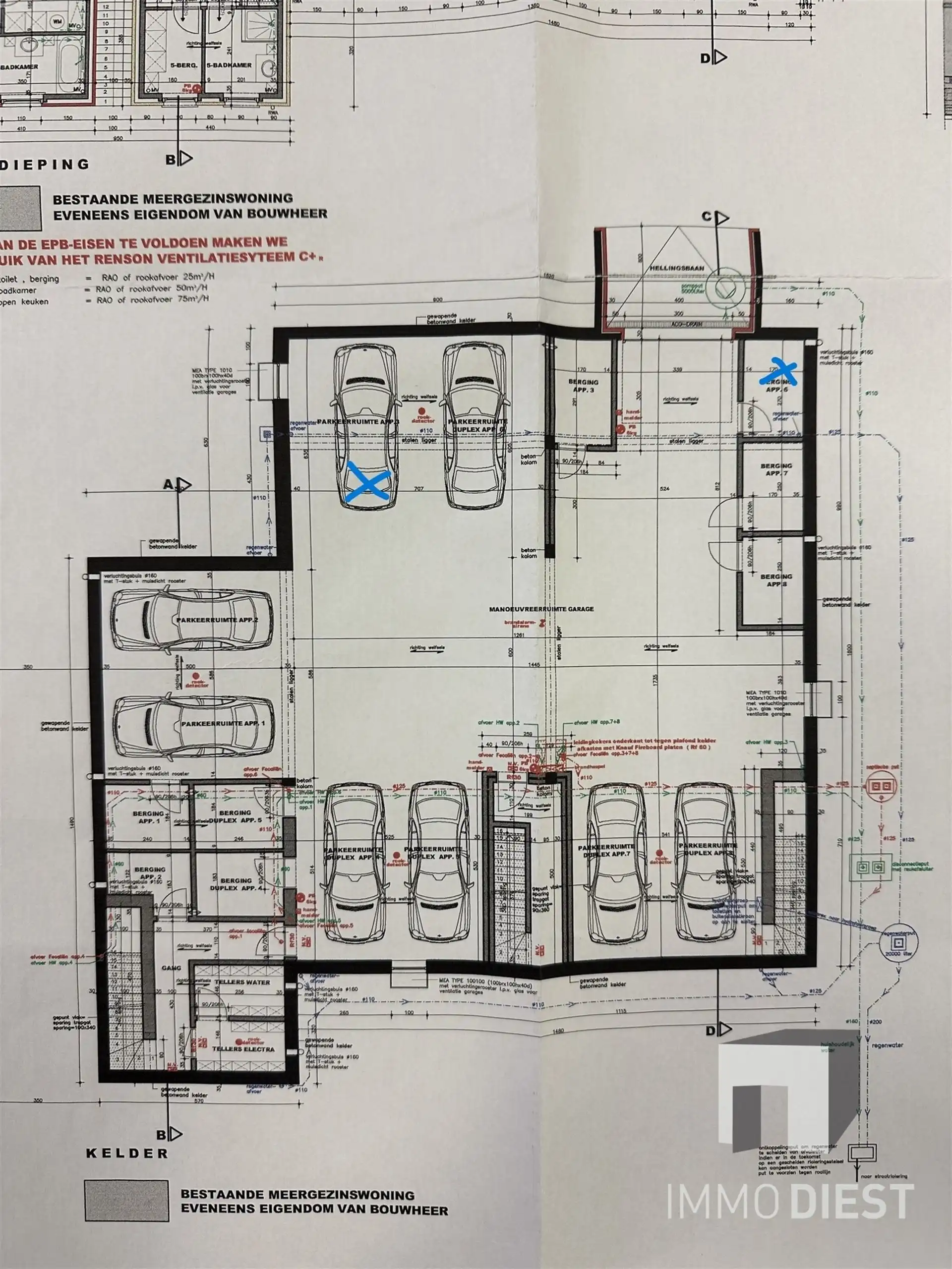 Gelijkvloers appartement met 2 slaapkamers en ruim terras foto 23