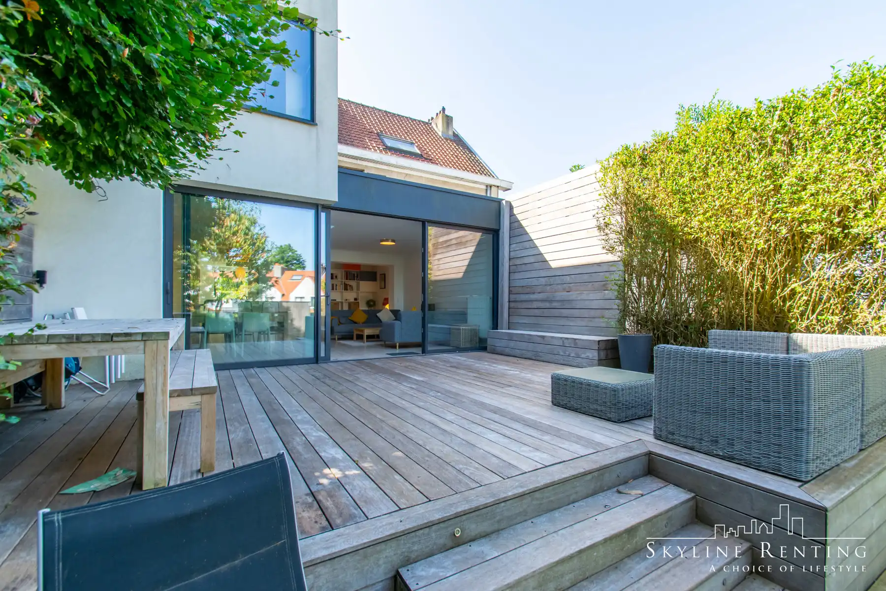LICHTRIJK - Gemeubeld huis - 3k. met TUIN en TERRAS ! foto 15