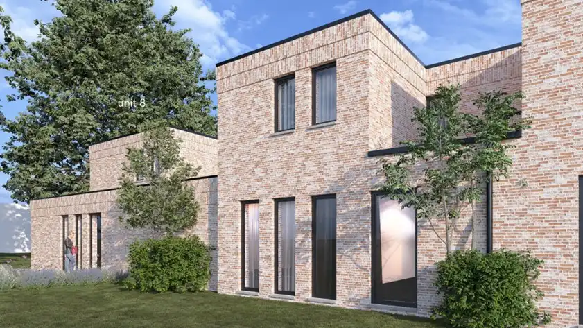 Moderne, Bijna Energie Neutrale stadswoning met private tuin in het centrum van Stokkem! foto 2