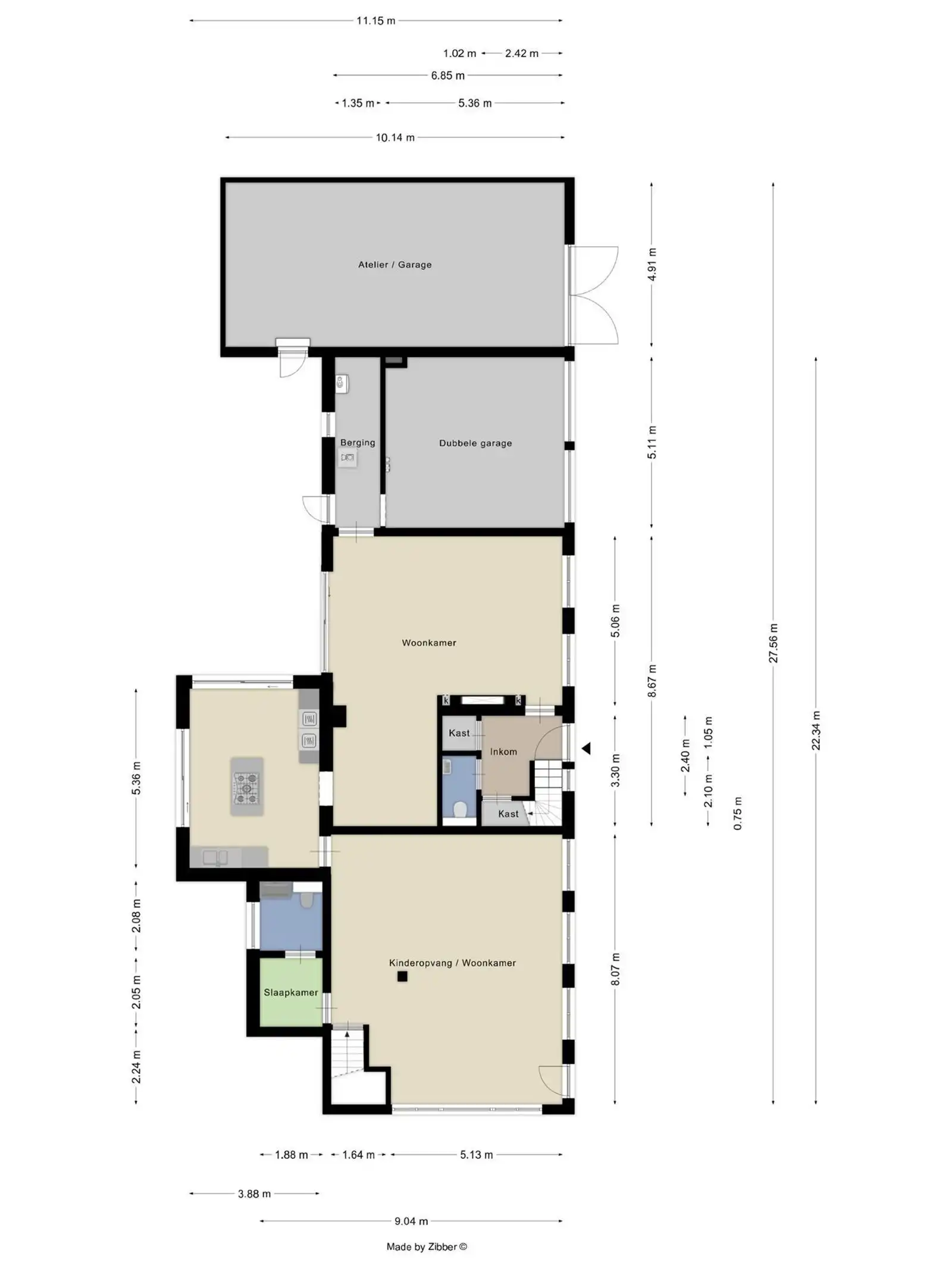 Zeer ruime woning met mogelijkheden privé/beroep foto 4
