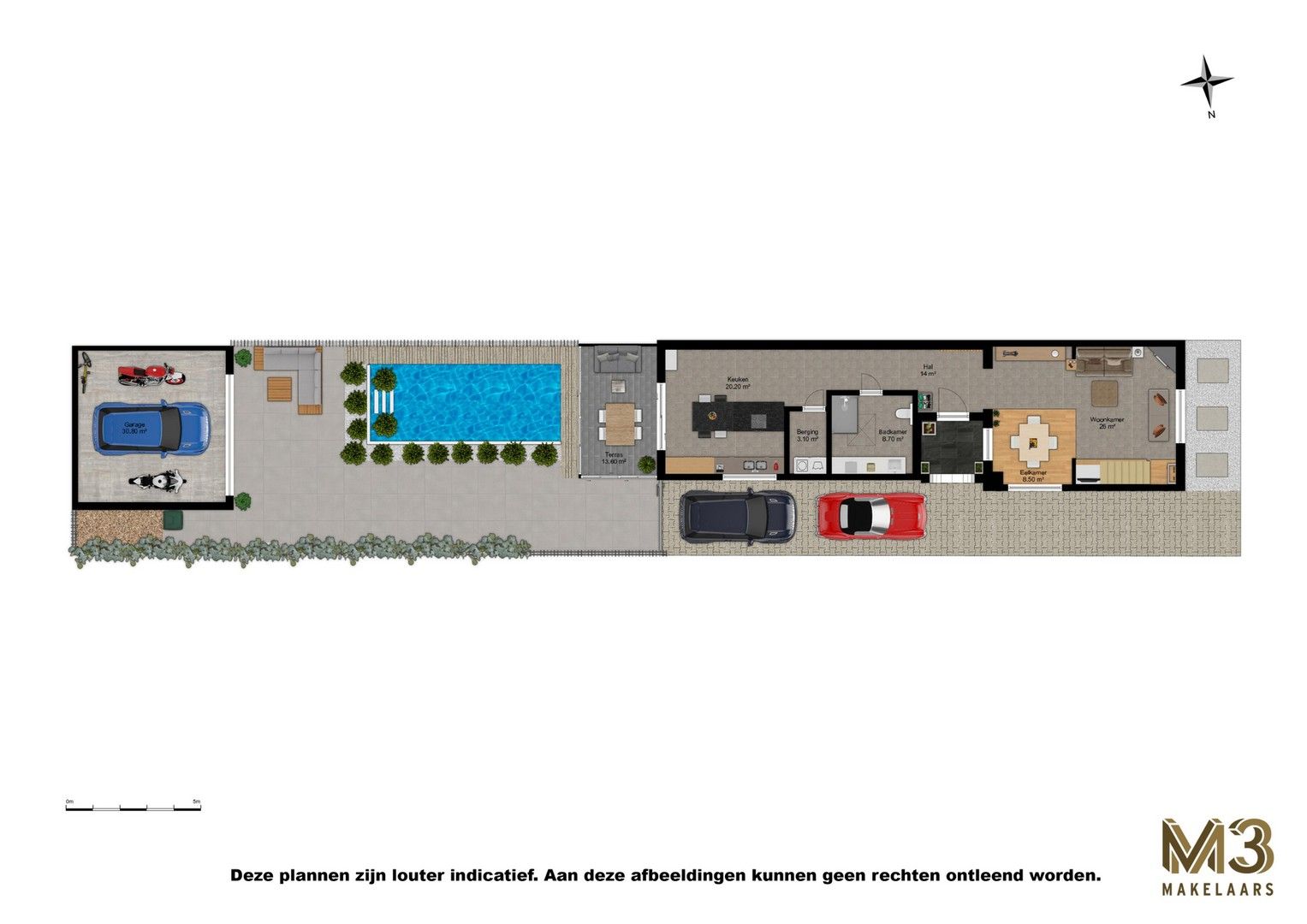 Exclusieve halfopen bebouwing met zwemvijver aan de polders van Verrebroek! foto 25