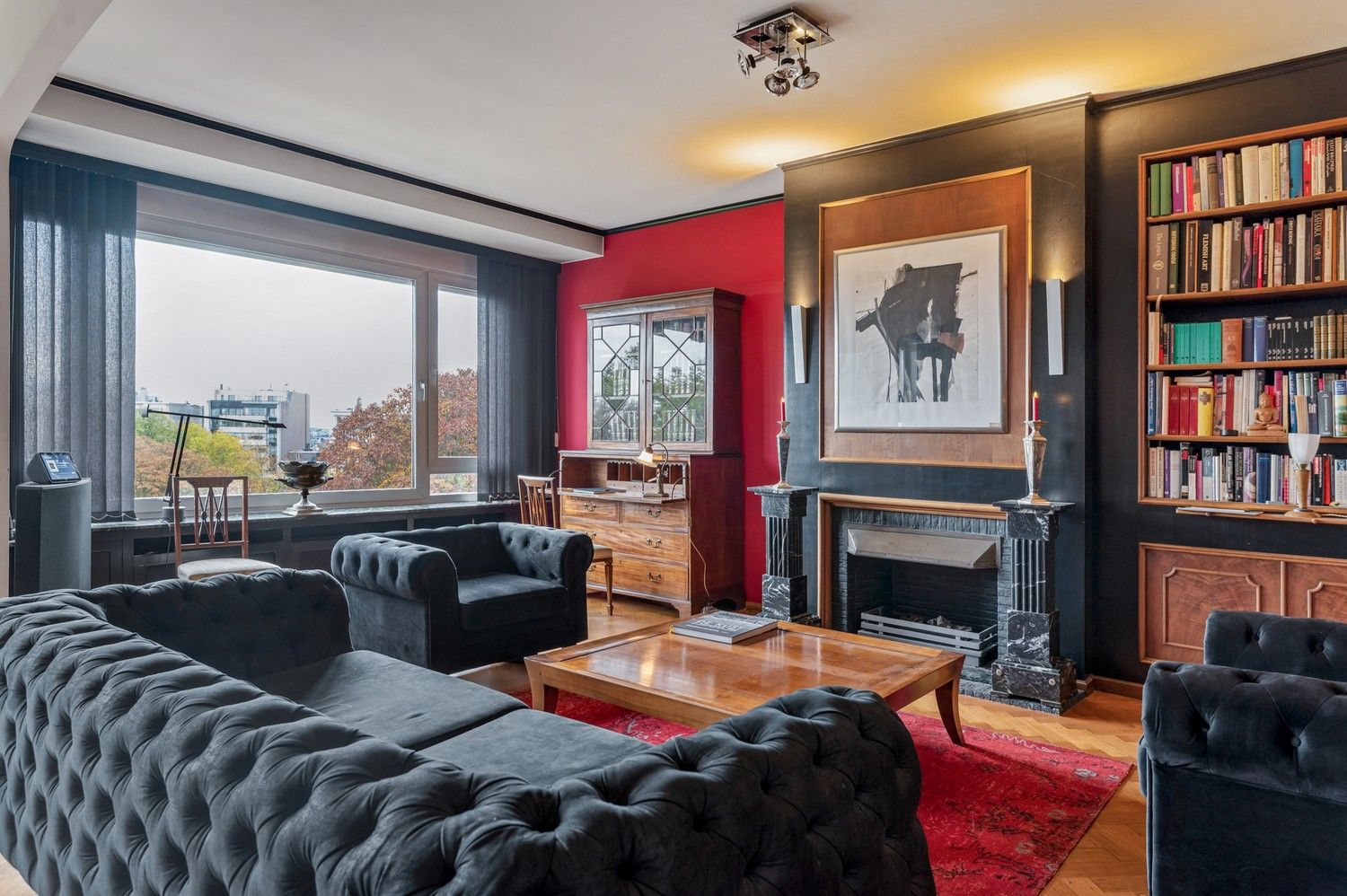 Uitzonderlijk art-deco penthouse met panoramisch uitzicht op het Albertpark foto 4