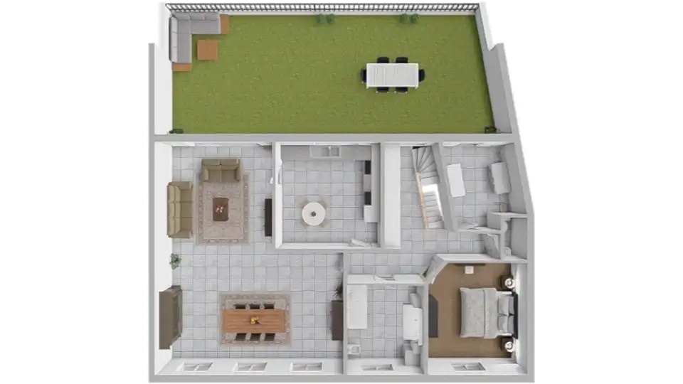 Handelspand met duplexappartement met 6 slaapkamers foto 32