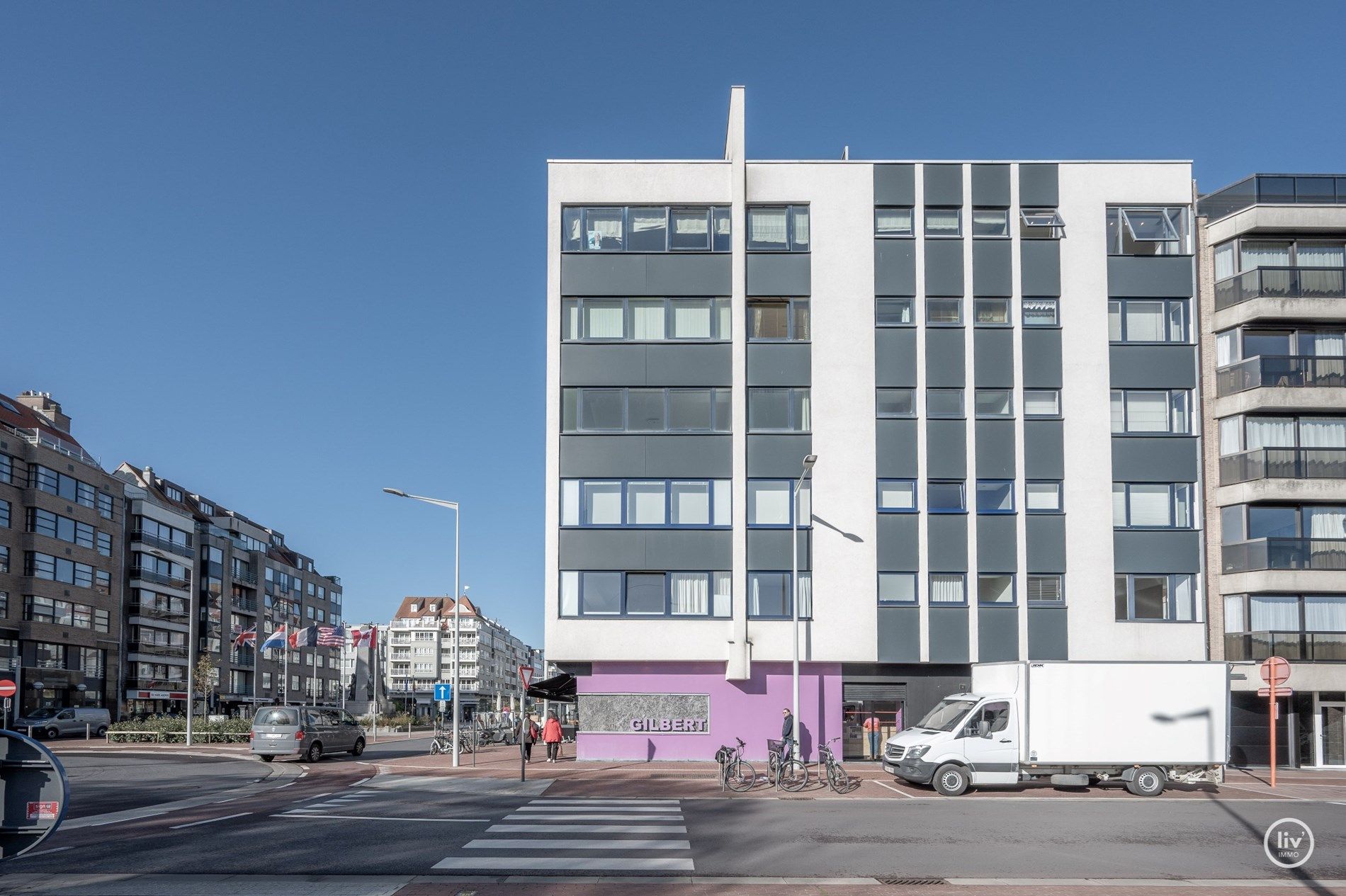 Aangenaam appartement met mooie gevelbreedte en open zicht over de villas in Knokke.  foto 19