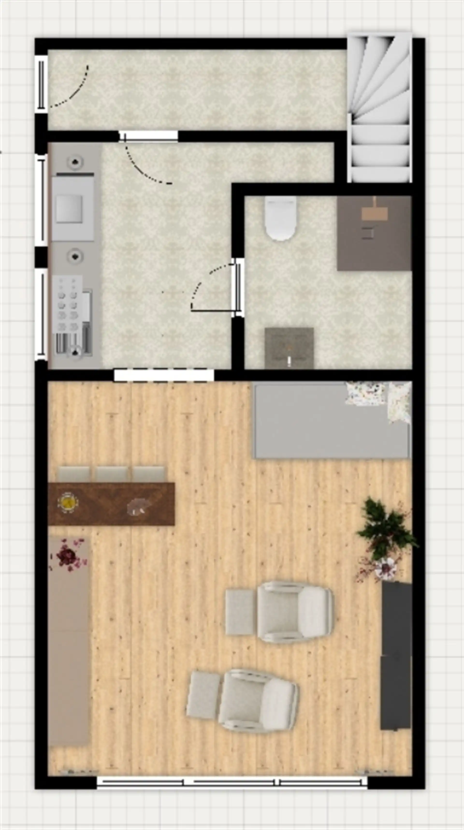 Gesloten bebouwing met 2 wooneenheden in centrum Mechelen! foto 4