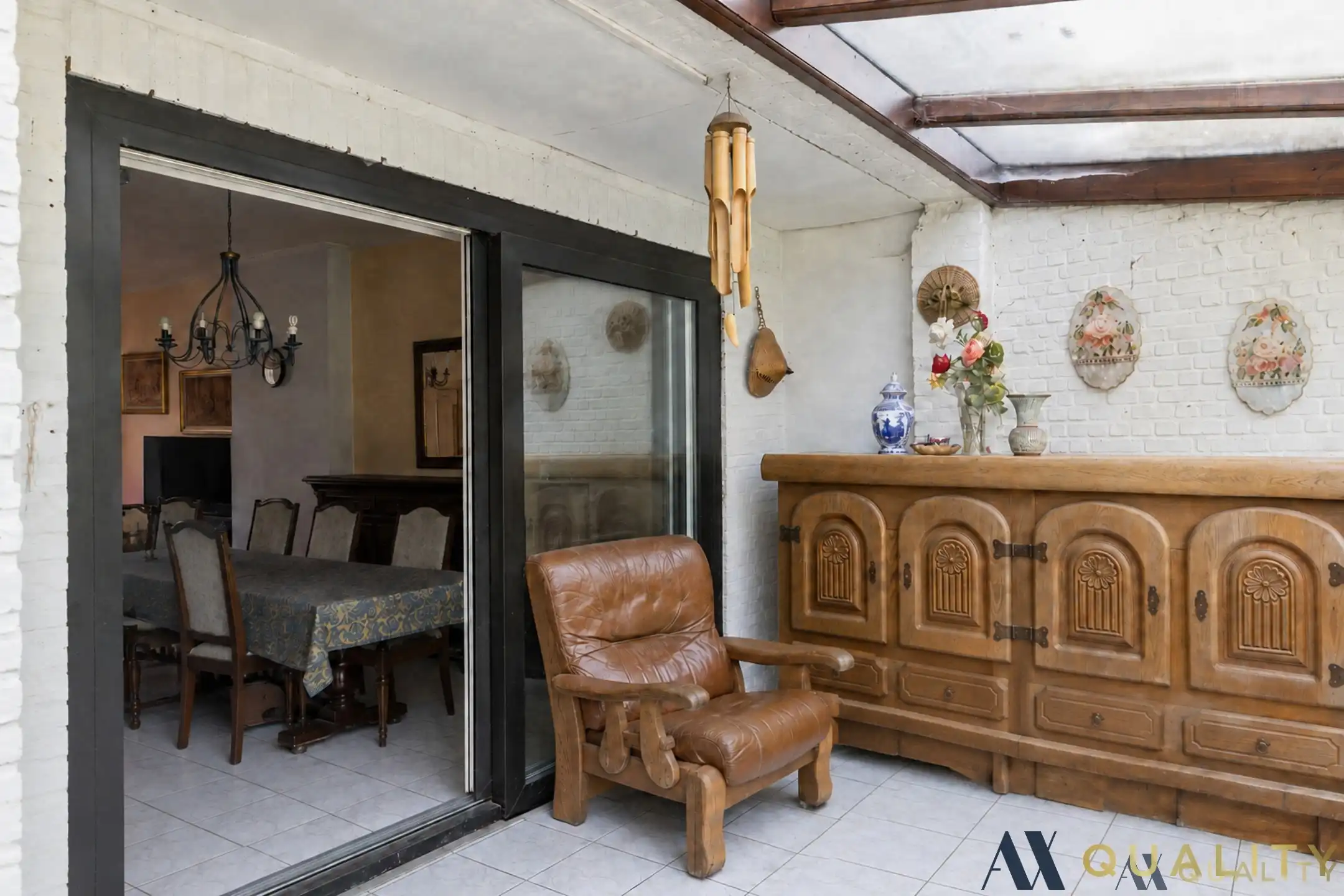 Te renoveren gesloten bebouwing met garage, ruime tuin en groenzicht in Oppuurs foto 5