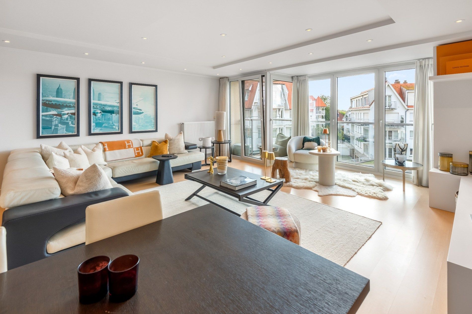 Zuidgericht appartement op de Kustlaan in het Zoute met UNIEK OPEN ZICHT ! foto 2