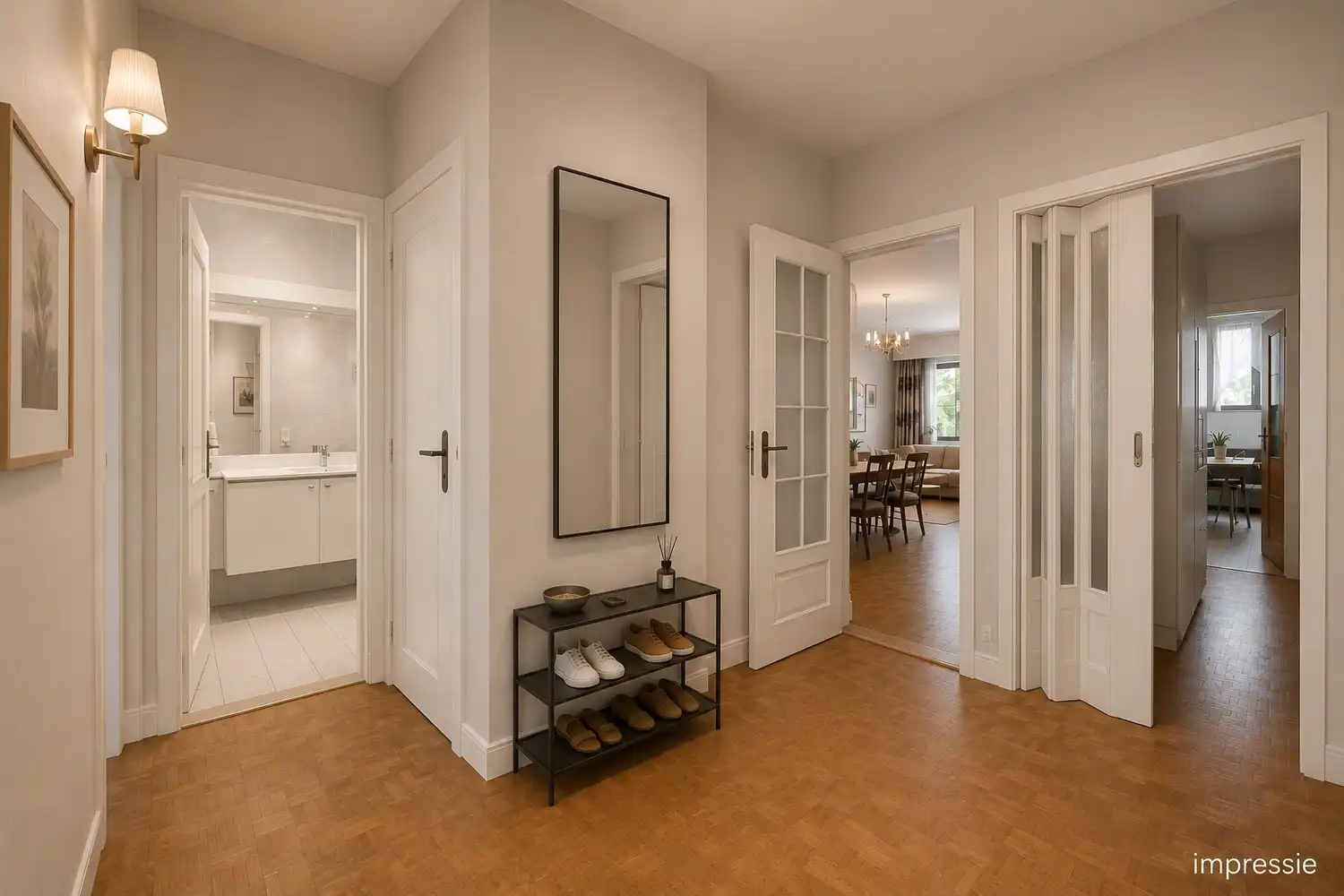 Ruim en lichtrijk 2-slpk appartement met terras en kelderberging in Borgerhout! foto 7