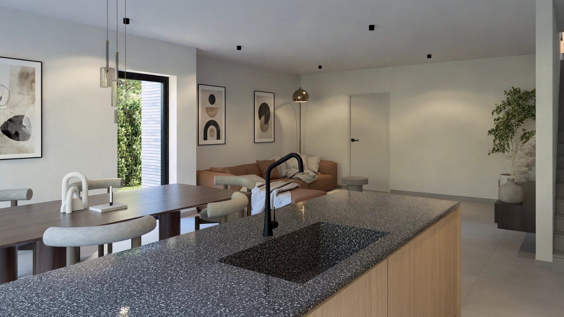 ENERGIEZUINIGE NIEUWBOUWWONING MET 3 SLPK'S EN INPANDIGE GARAGE  IN ZONHOVEN foto 11