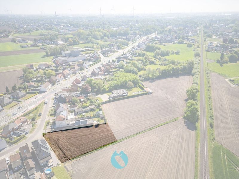Zuid georiënteerd perceel bouwland van +/- 1.500 m² te Evergem foto 5