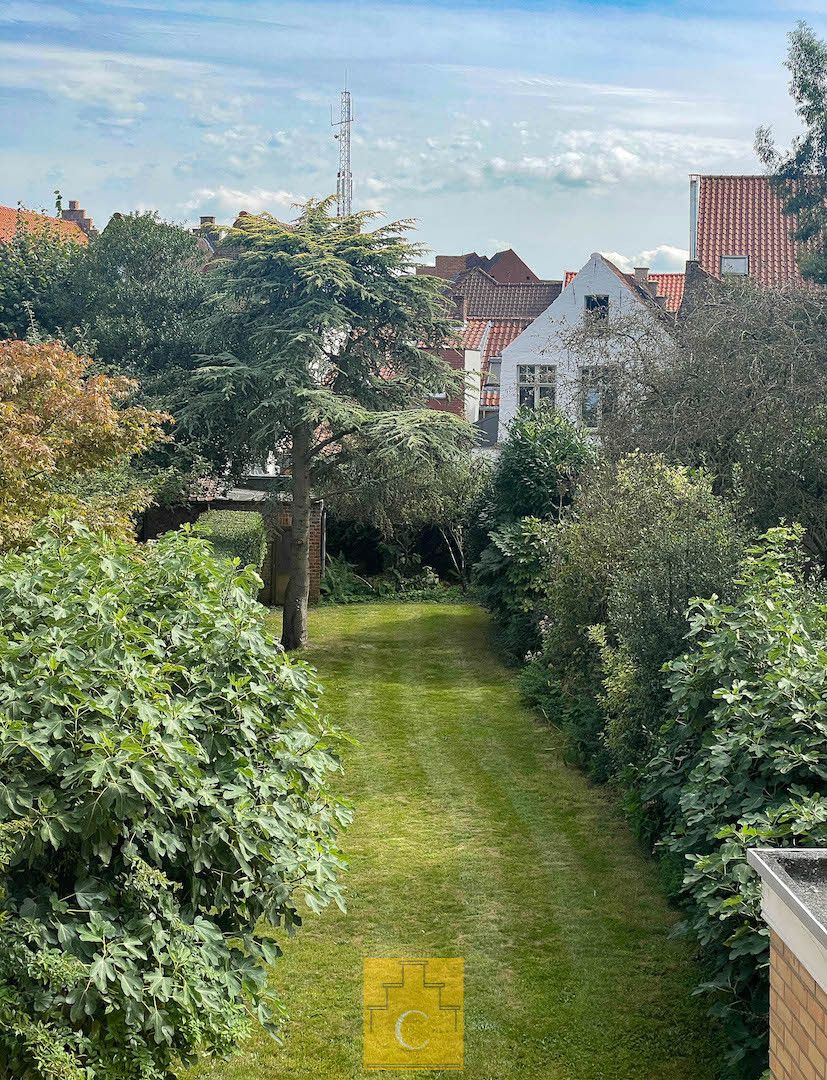 ruim burgerhuis op een droomligging in het Gezellekwartier op St Anna, bij de molens, met diepe zuidgerichte tuin, grondoppervlakte 395 m2 foto 2