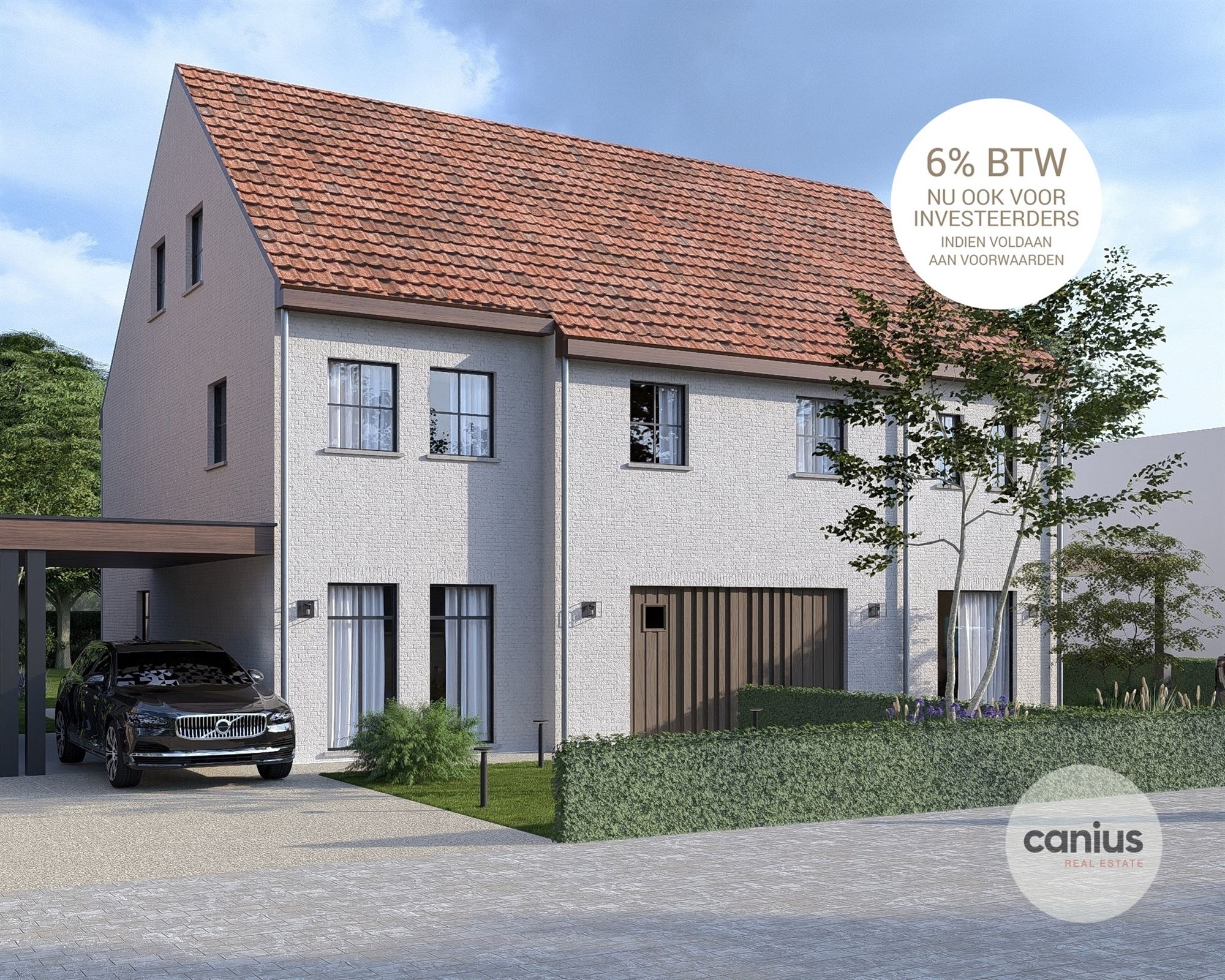 LANDELIJKE NIEUWBOUWWONING MET 4 SLPKS foto {{pictureIndex}}