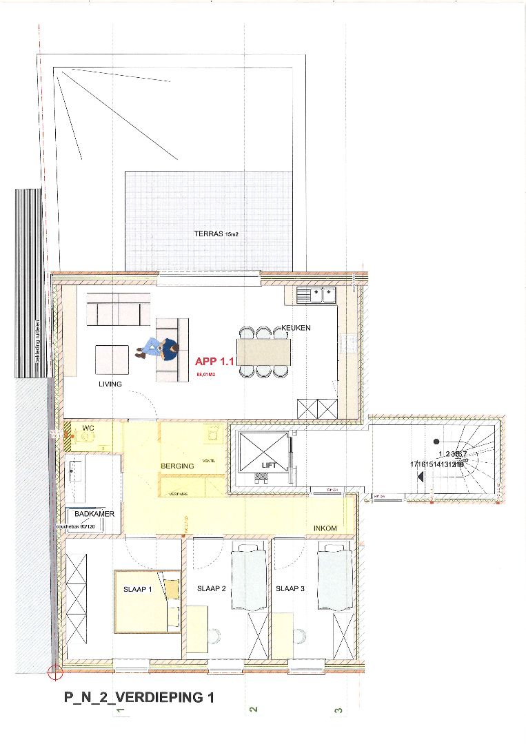 Energiezuinig nieuwbouwappartement met 3 slaapkamers en groot terras in Staden foto 7