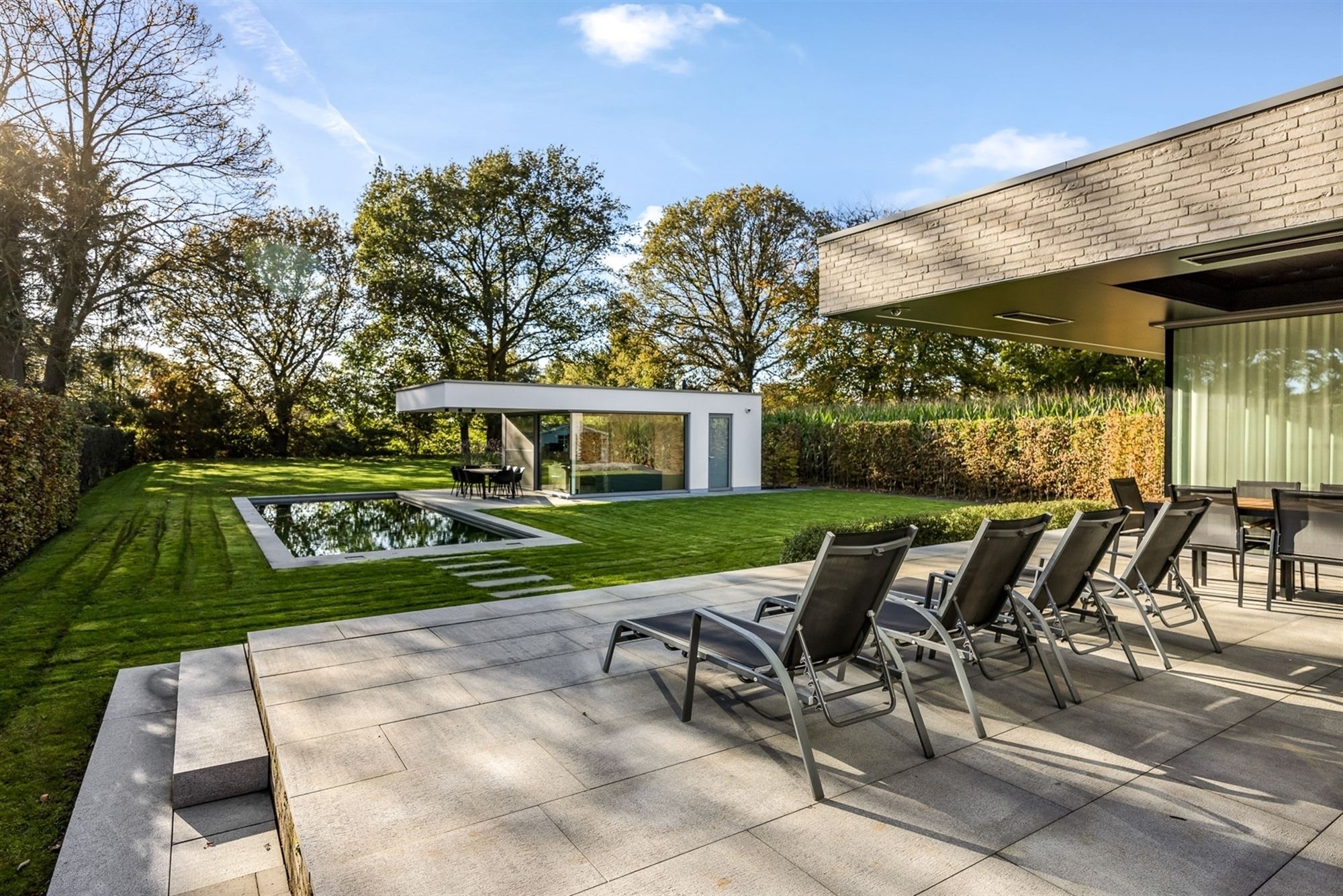 IMPRESSIONANTE EN EXEPTIONEEL AFGEWERKTE LUXE VILLA GELEGEN OP EEN UITERST RUSTIG EN ZONNIG PERCEEL VAN 14ARE 63CA TE KOERSEL foto 125