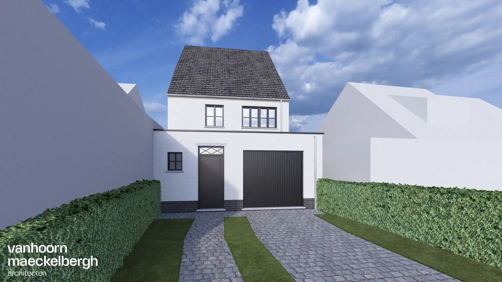 Charmante nieuwbouwwoning met ruime tuin te Gistel. foto {{pictureIndex}}