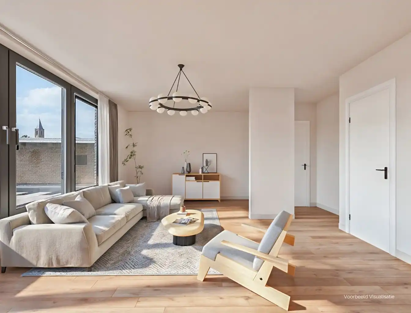 Ruime duplex met zonnig terras te Zelzate te koop foto 6