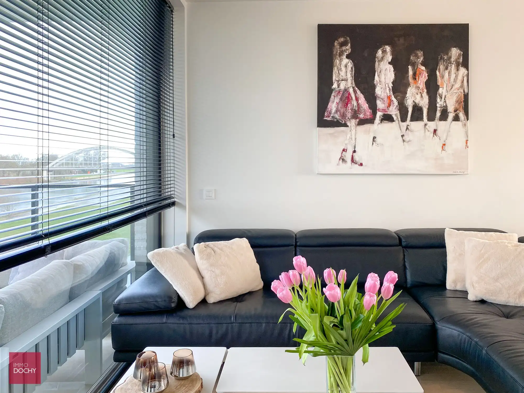 Recent luxueus ingericht appartement met frontaal zicht op Leie | Spinnerijstraat foto 12