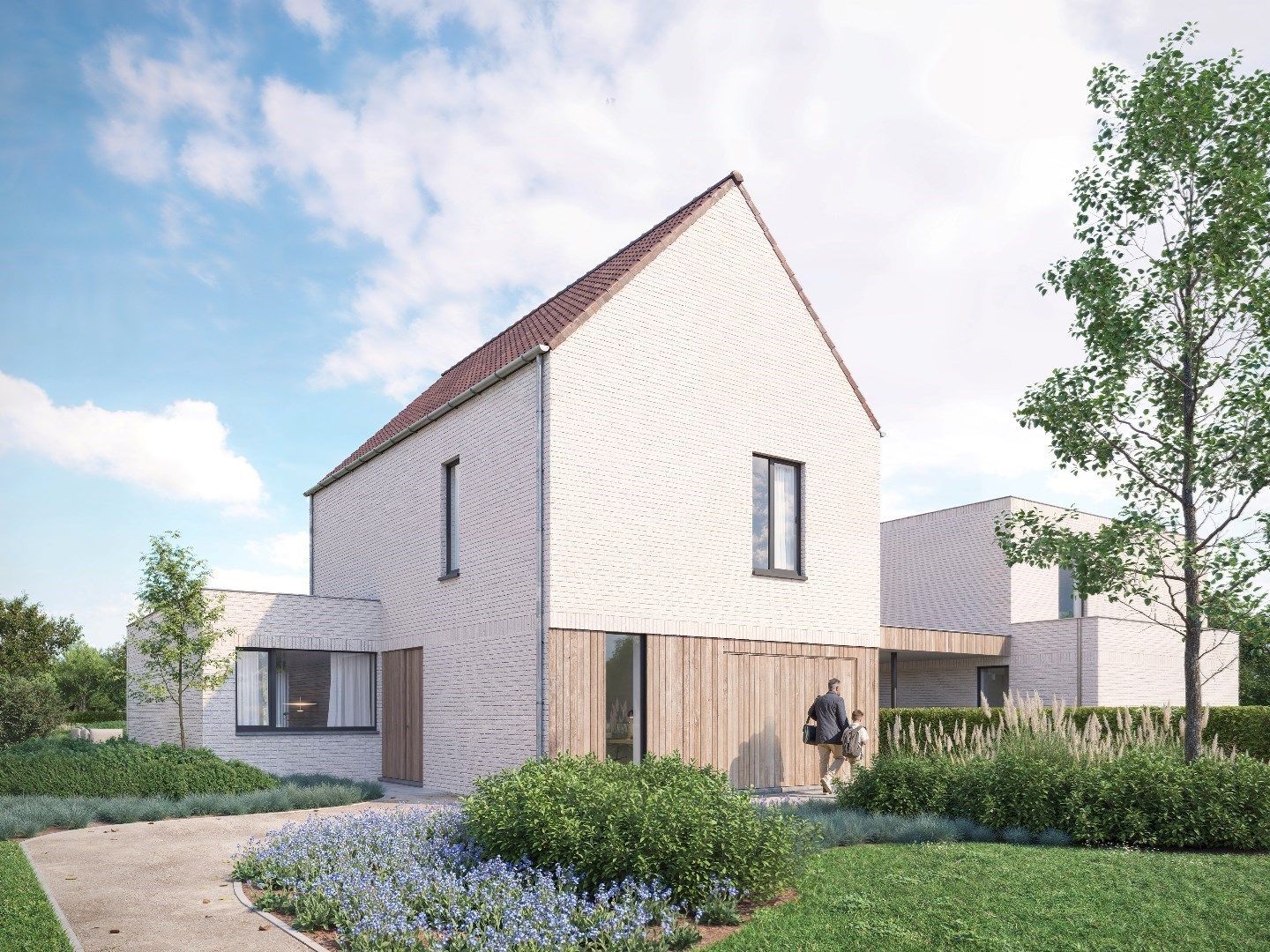 BUNDERHOF - Nieuwbouw Pastorijwoning met carport - 3 slpk, op 6a25ca foto {{pictureIndex}}