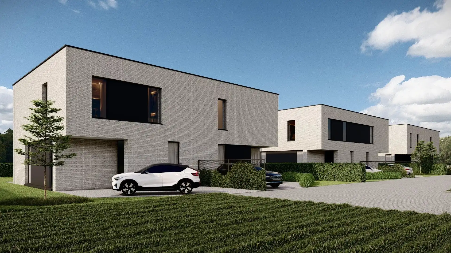 WOONPROJECT "AGNETA": ZES MODERNE ENERGIEZUINIGE WONINGEN IN KINDVRIENDELIJKE BUURT IN MILLEN foto {{pictureIndex}}