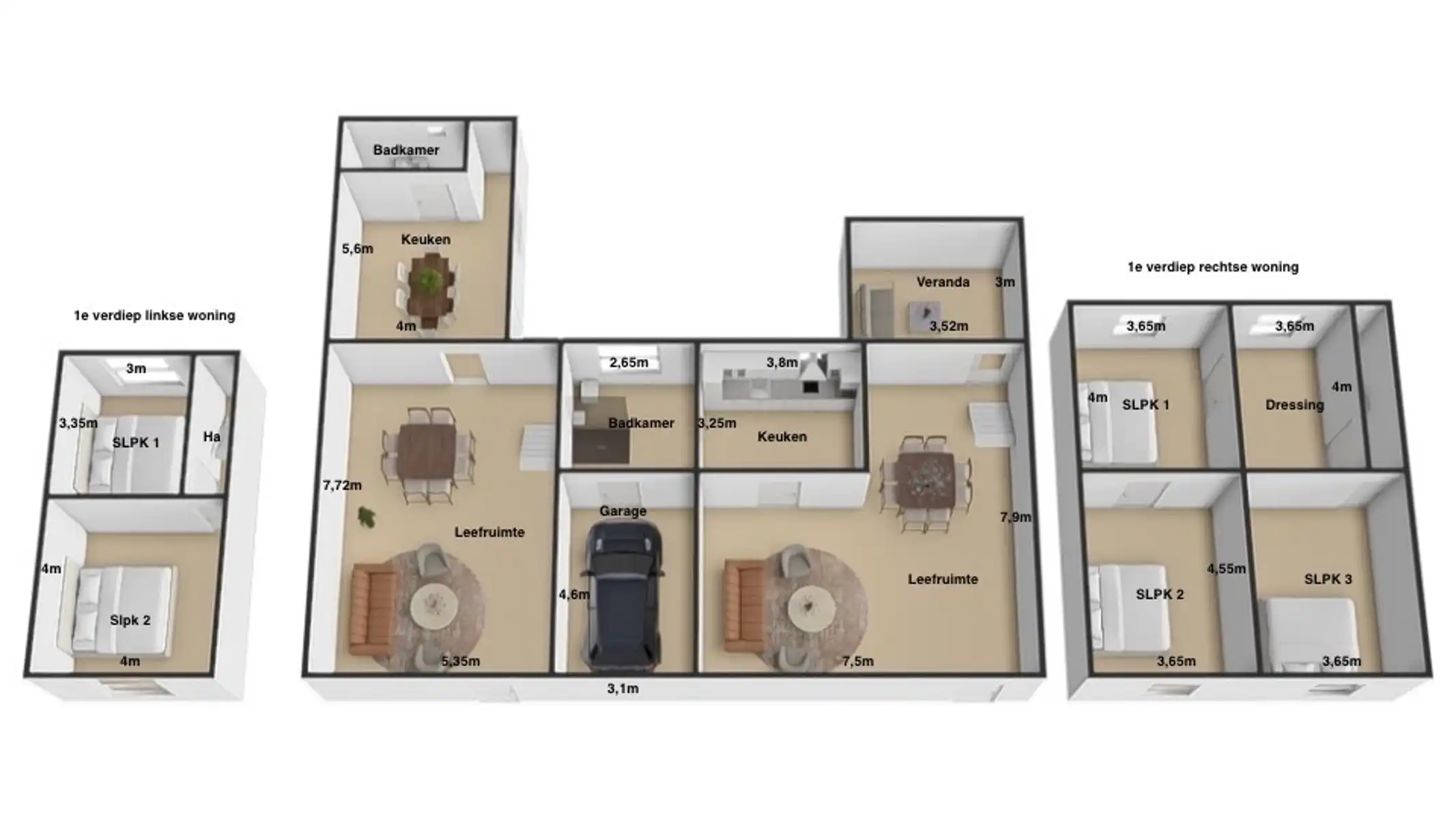 Te renoveren HOB met 5 SLPK, Tuin én Garage, op Toplocatie! foto 27