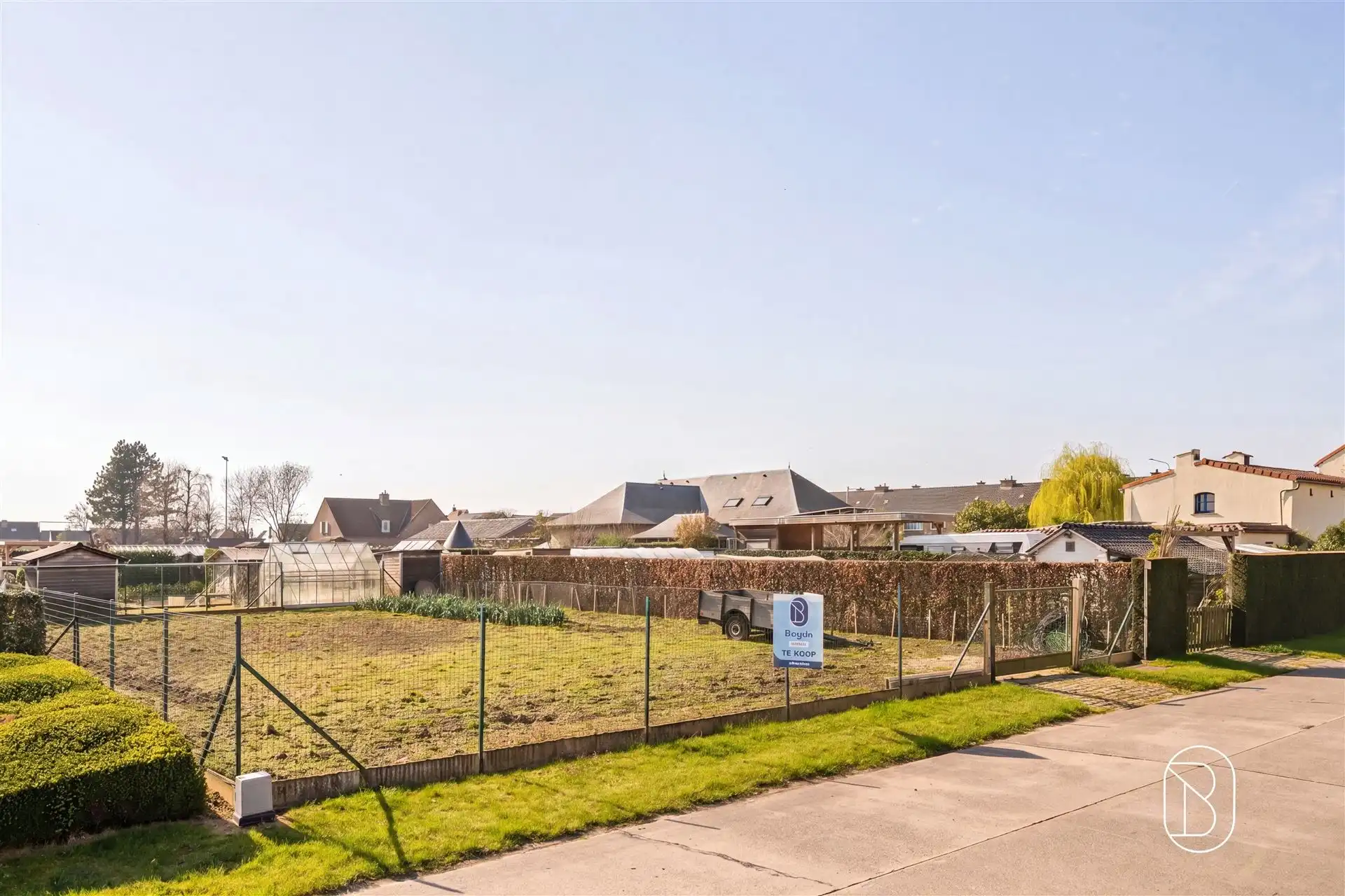Bouwgrond 756m² voor villa, in Outrijve foto 7