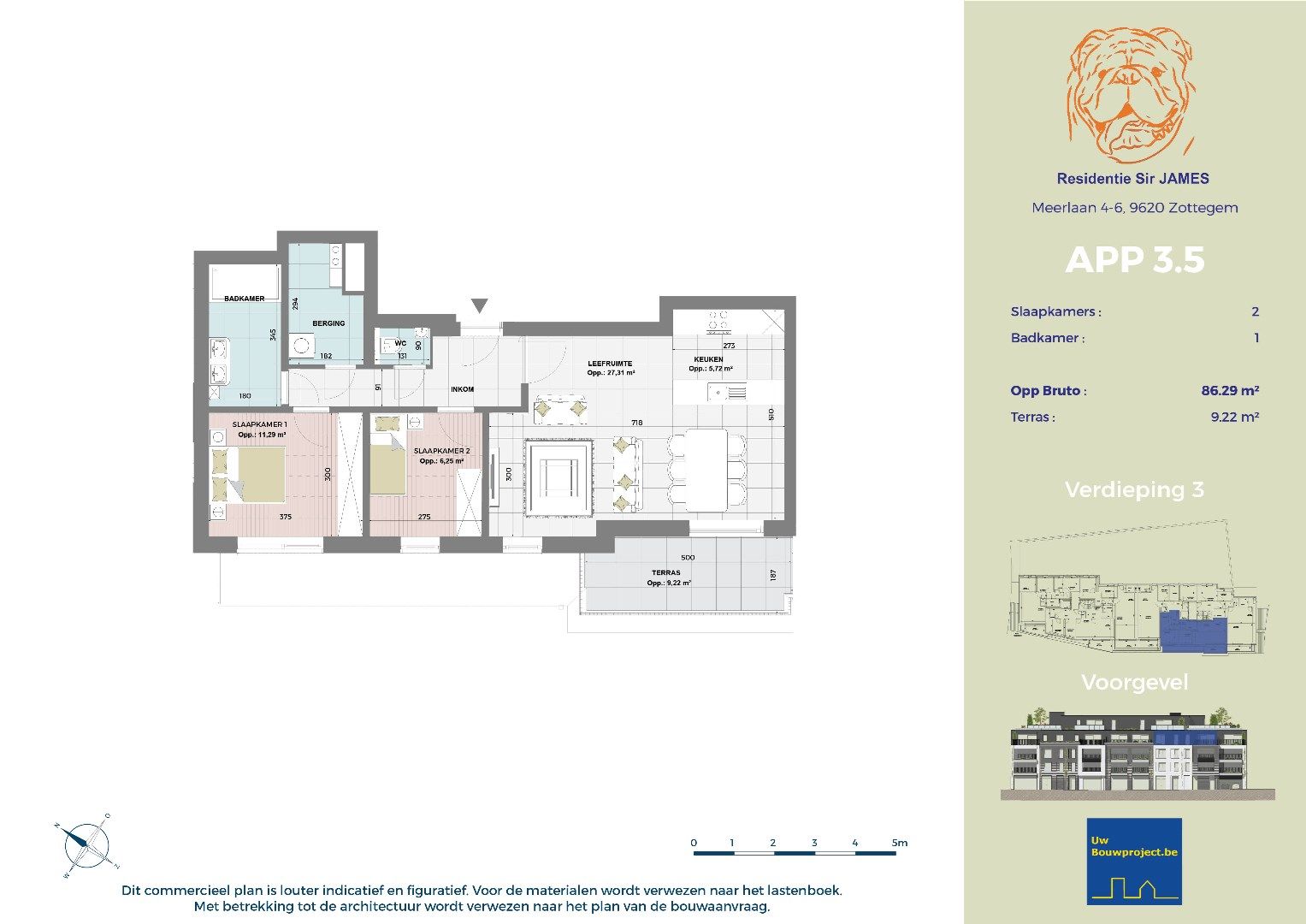 2-kamer appartement met CENTRUMligging foto 7