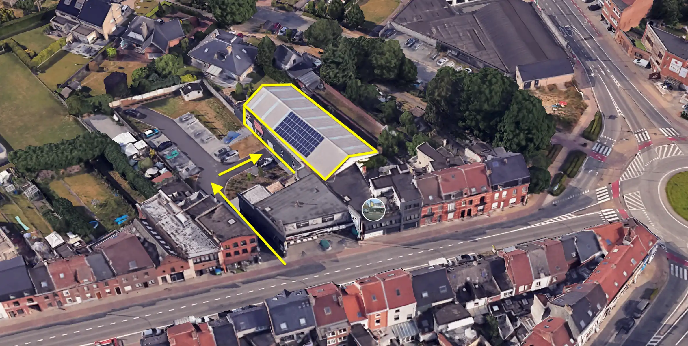 Opslagloods met kantoorfunctie op TOP - locatie te 1500 Halle. foto 2