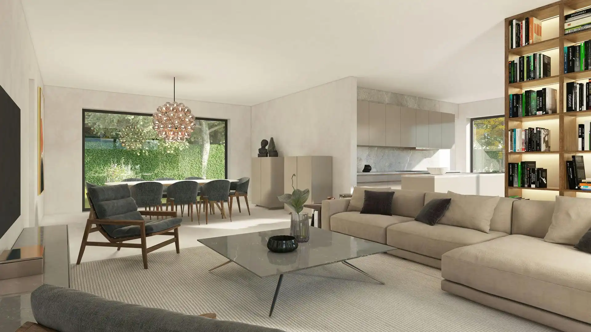 Nieuwbouwvilla te koop met 4 slaapkamers in Sint-Michiels  foto {{pictureIndex}}