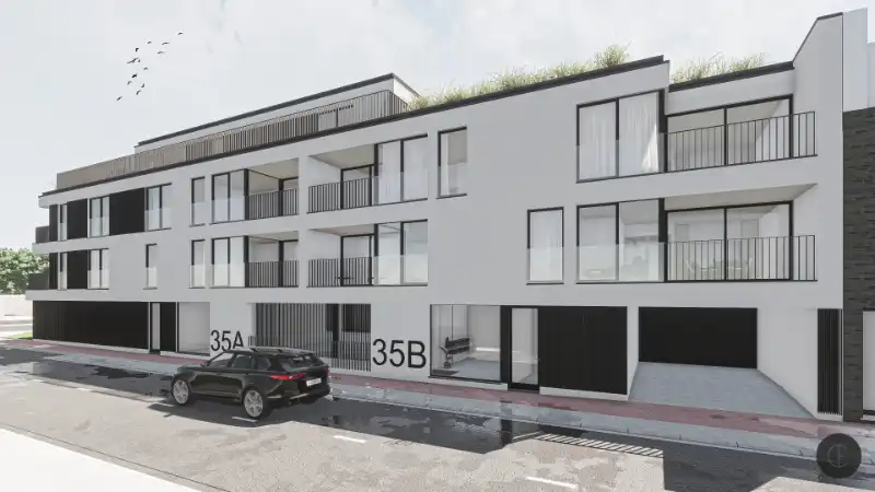 KORTEMARK: Appartement 2.02 met 2 slaapkamers en ruim zitterras gelegen op de tweede verdieping van Nieuwbouwresidentie Mila en Nora foto 5