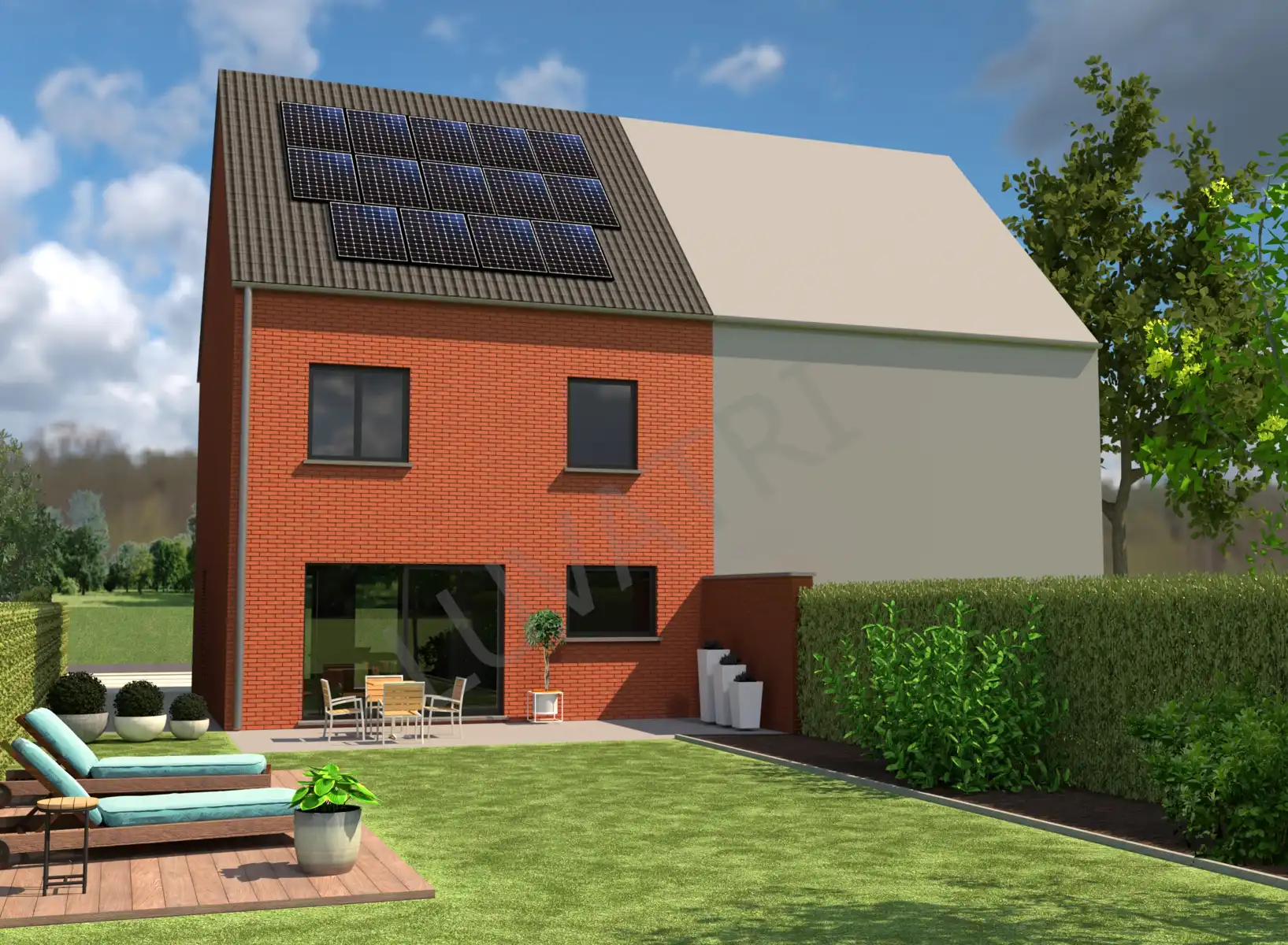 Nieuwbouw HOB met 4 slpk en W-tuin foto 2