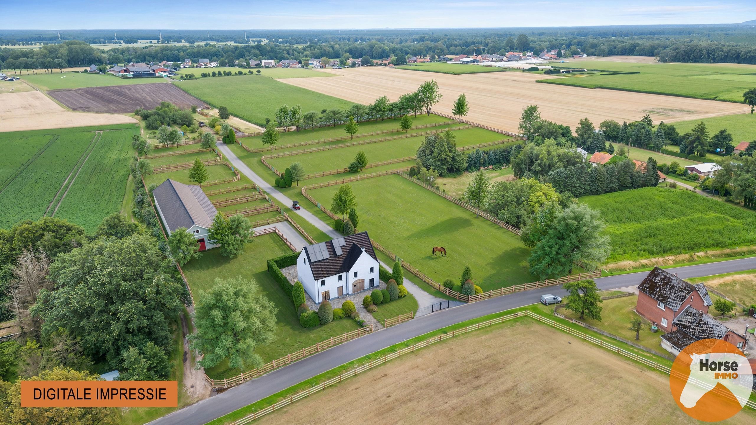 OUDSBERGEN - Grond voor woning met stalgebouw op 2ha70 foto {{pictureIndex}}