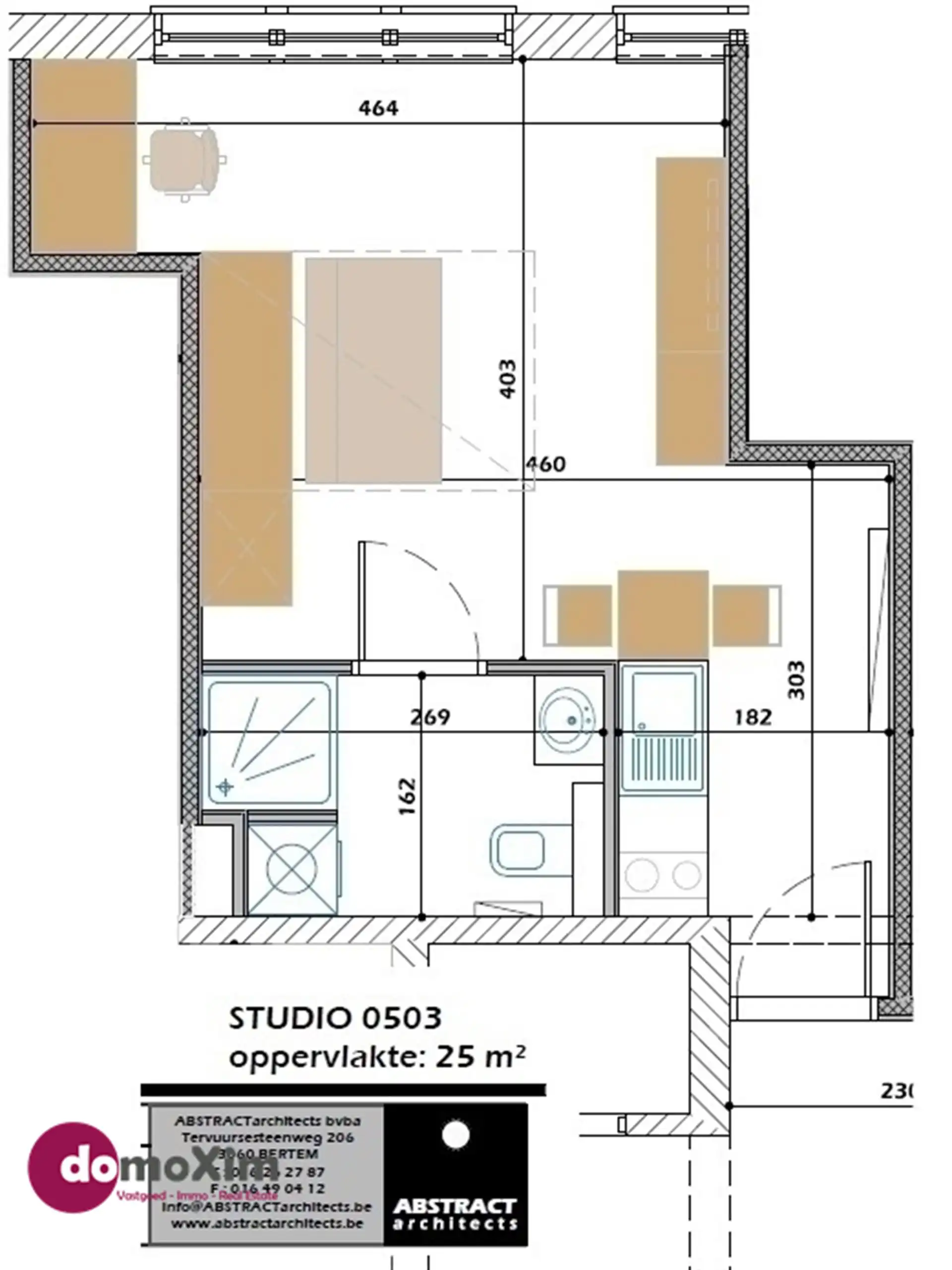 Moderne gemeubelde studio, geschikt voor één persoon, in het centrum van Leuven  foto 11