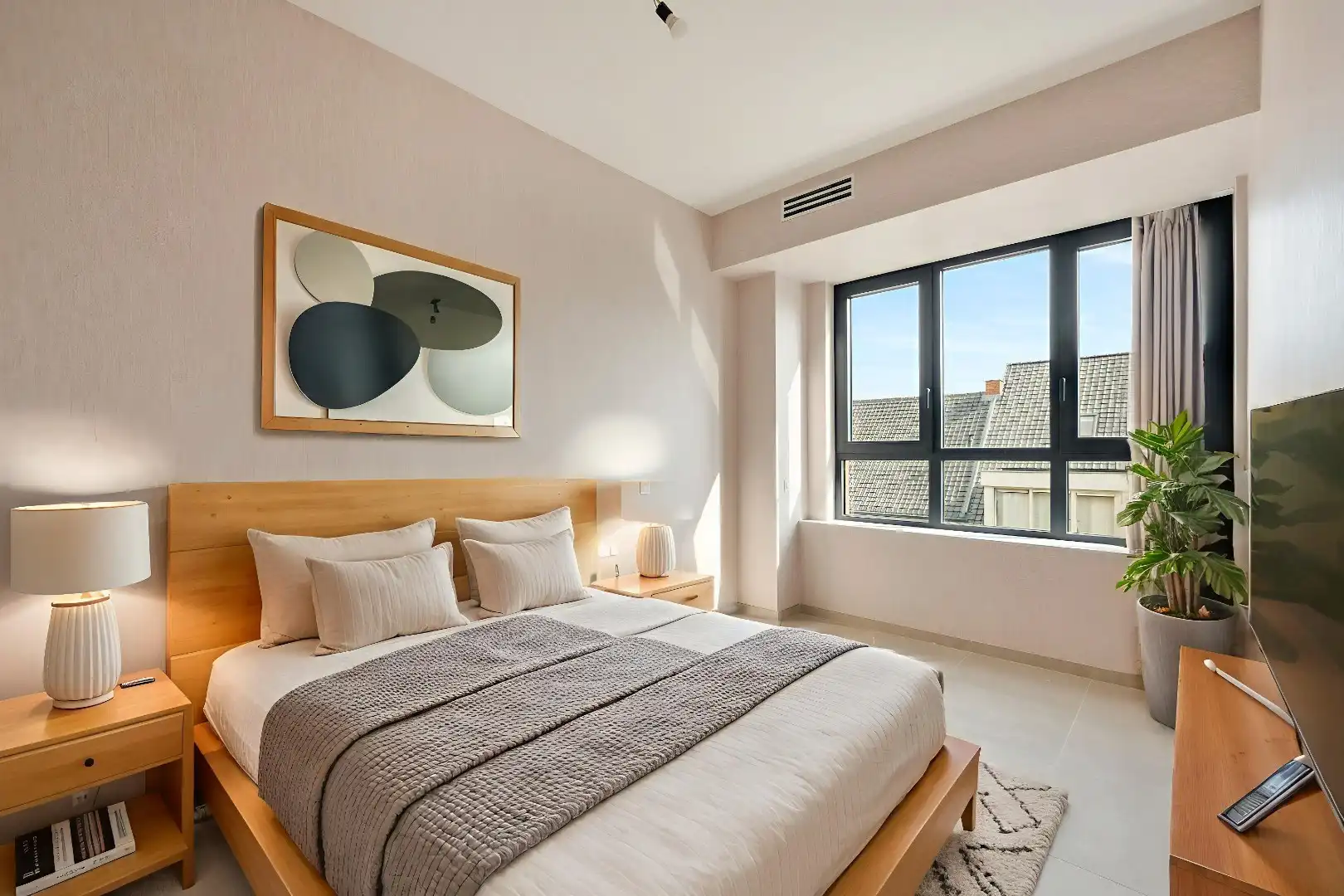 Nieuwbouwappartement met 3 slaapkamers en 2 badkamers, zonneterras en overdekte parking in Beselare foto 7