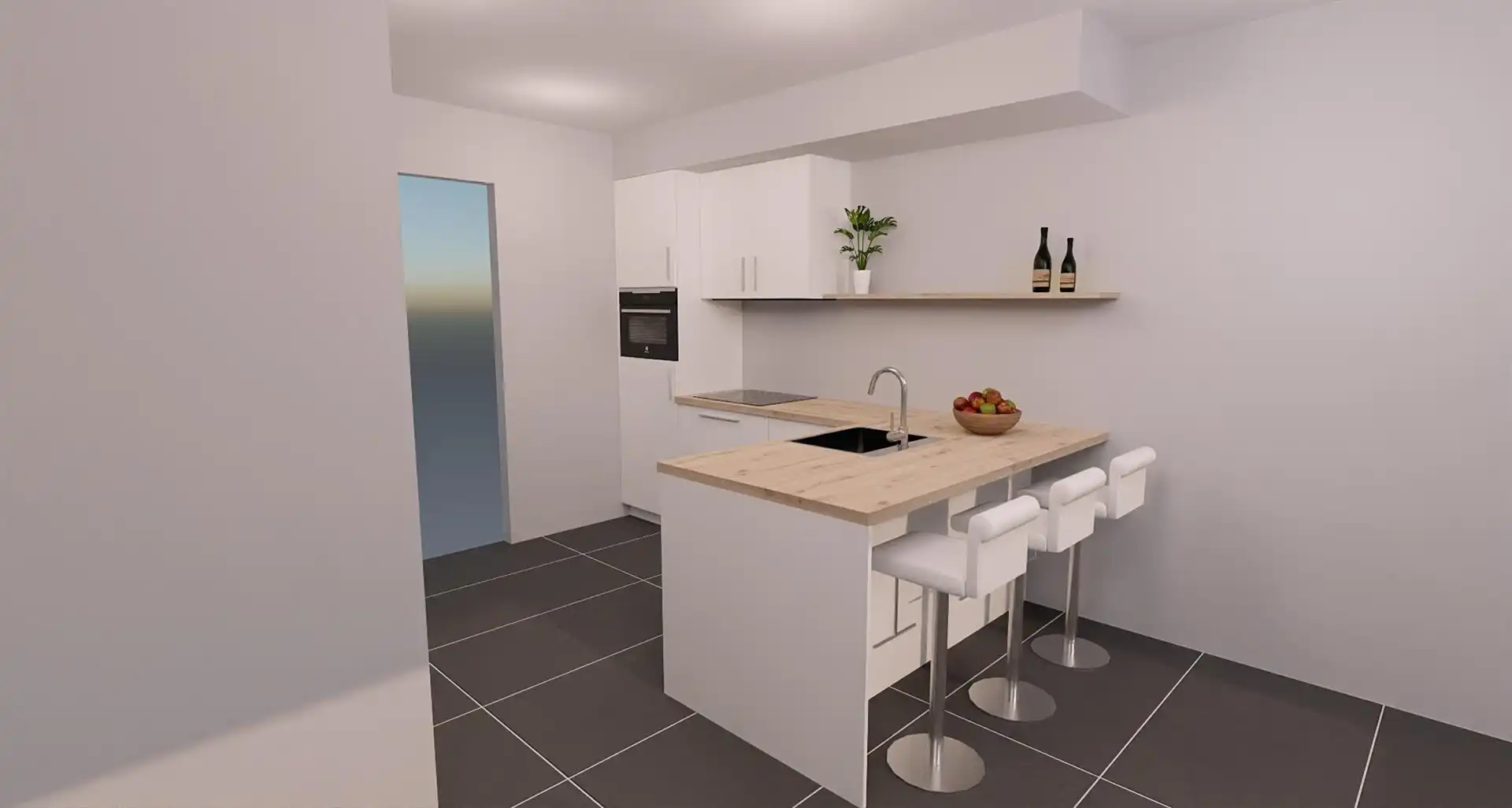 Appartement met ruime slaapkamer! foto 4