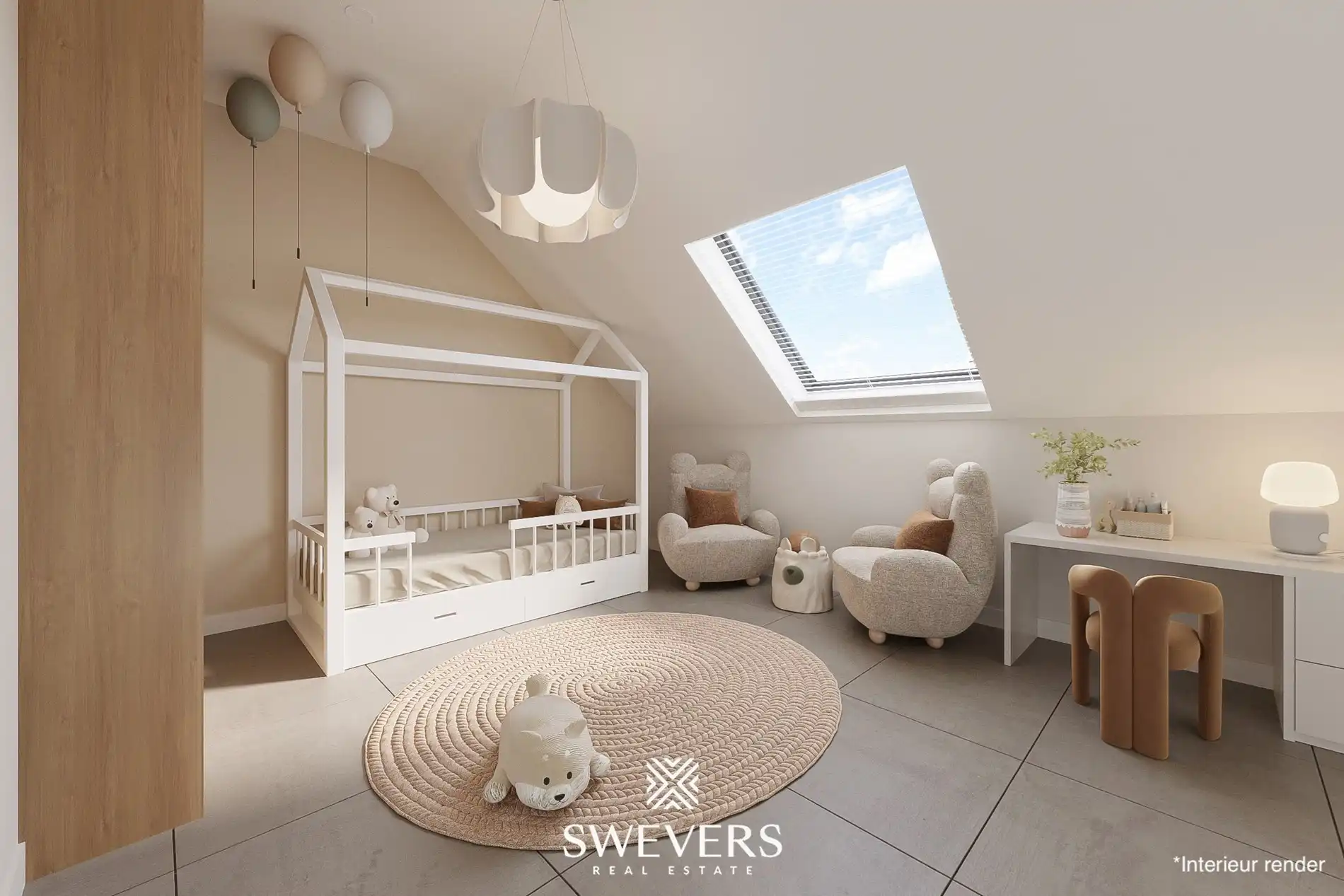 Nieuwbouw 3slpk duplex-appartement met groot terras en garage in Helchteren foto 6