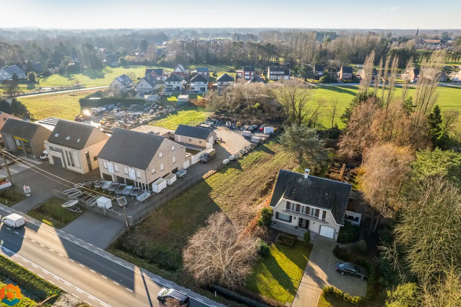 Bouwgrond open bebouwing op perceel van 1.255 m² foto 3
