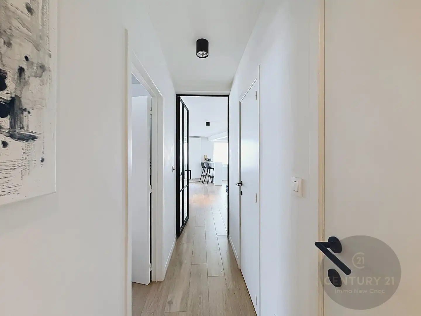 Ruim modern appartement met lift in Oud Knokke, dorp centrum, 2 slaapkamers, fietsberging,  bouwjaar 1985, energielabel C foto 11