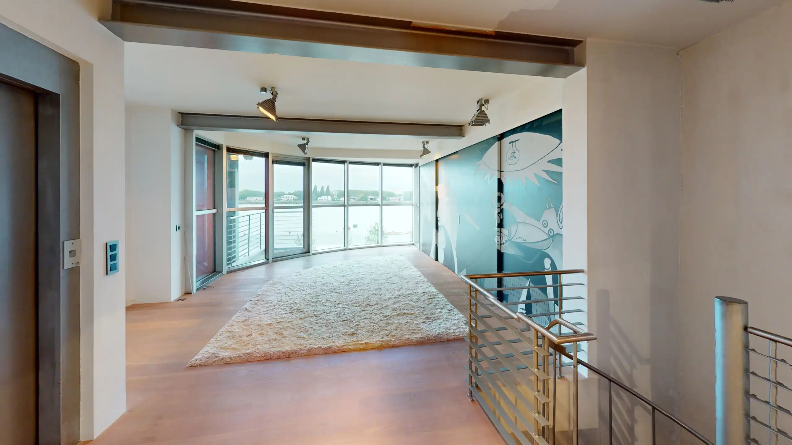 ANTWERPEN ZUID: Gerenoveerde duplex met frontaal Schelde zicht foto 3