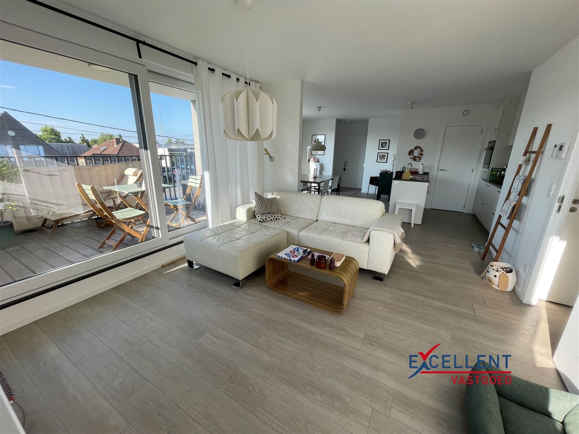 Energiezuinig 2-slaapkamer appartement te Astene te huur! foto {{pictureIndex}}