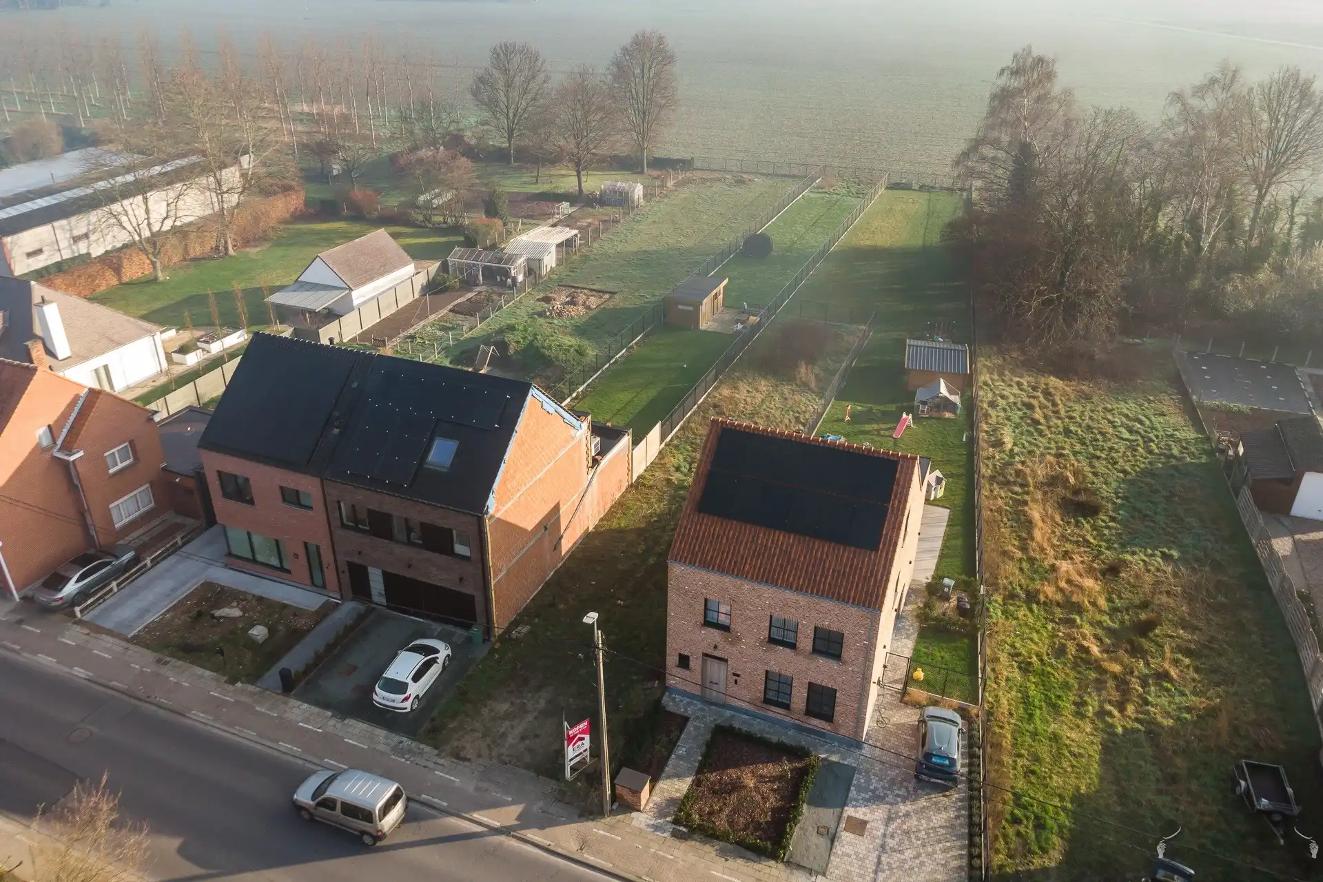Bouwgrond gesloten bebouwing rustige ligging met prachtig groen uitzicht foto 5